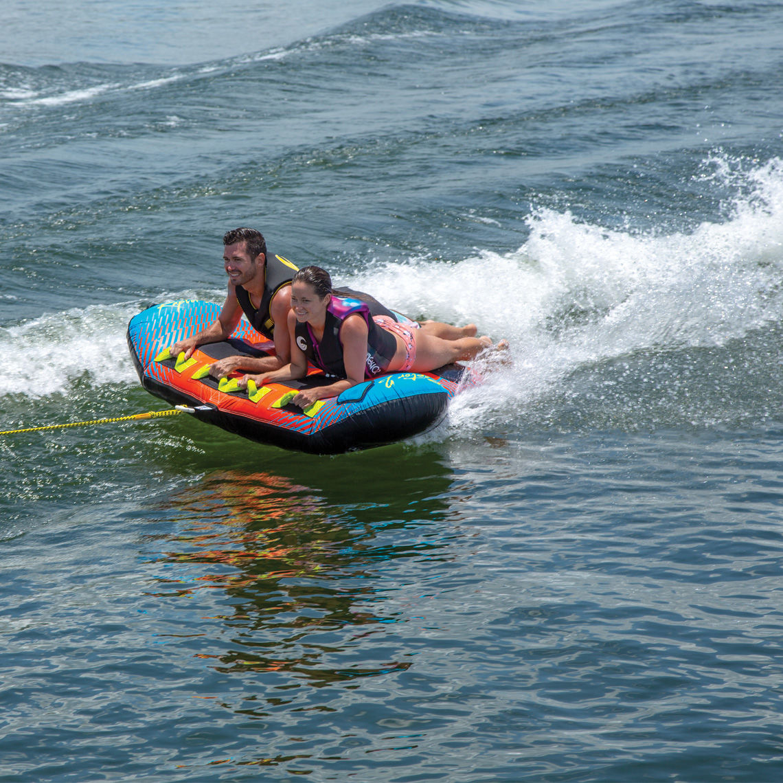 Connelly Raptor 2-Person Towable Tube for Water Sports - Fun Inflatable Ride for Lakes & Beaches