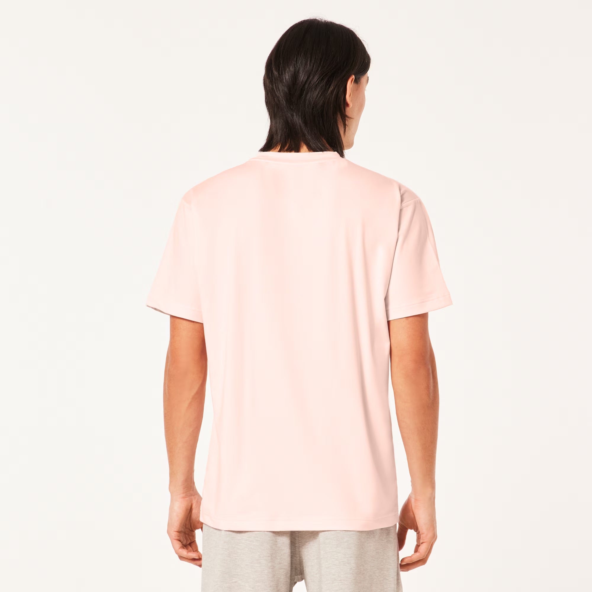 Oakley Enhance QDEVO SS Tee Bold 3.0 - Men's Performance T-Shirt in Pink Dust for Running & Gym Workouts