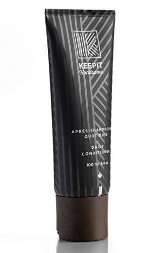 KEEPIT HANDSOME Premium Daily Conditioner For Men - Travel Size 3.4 oz (100ml) - Hydrating & Nourishing Hair Care - Perfect for Gym, Travel & Everyday Use