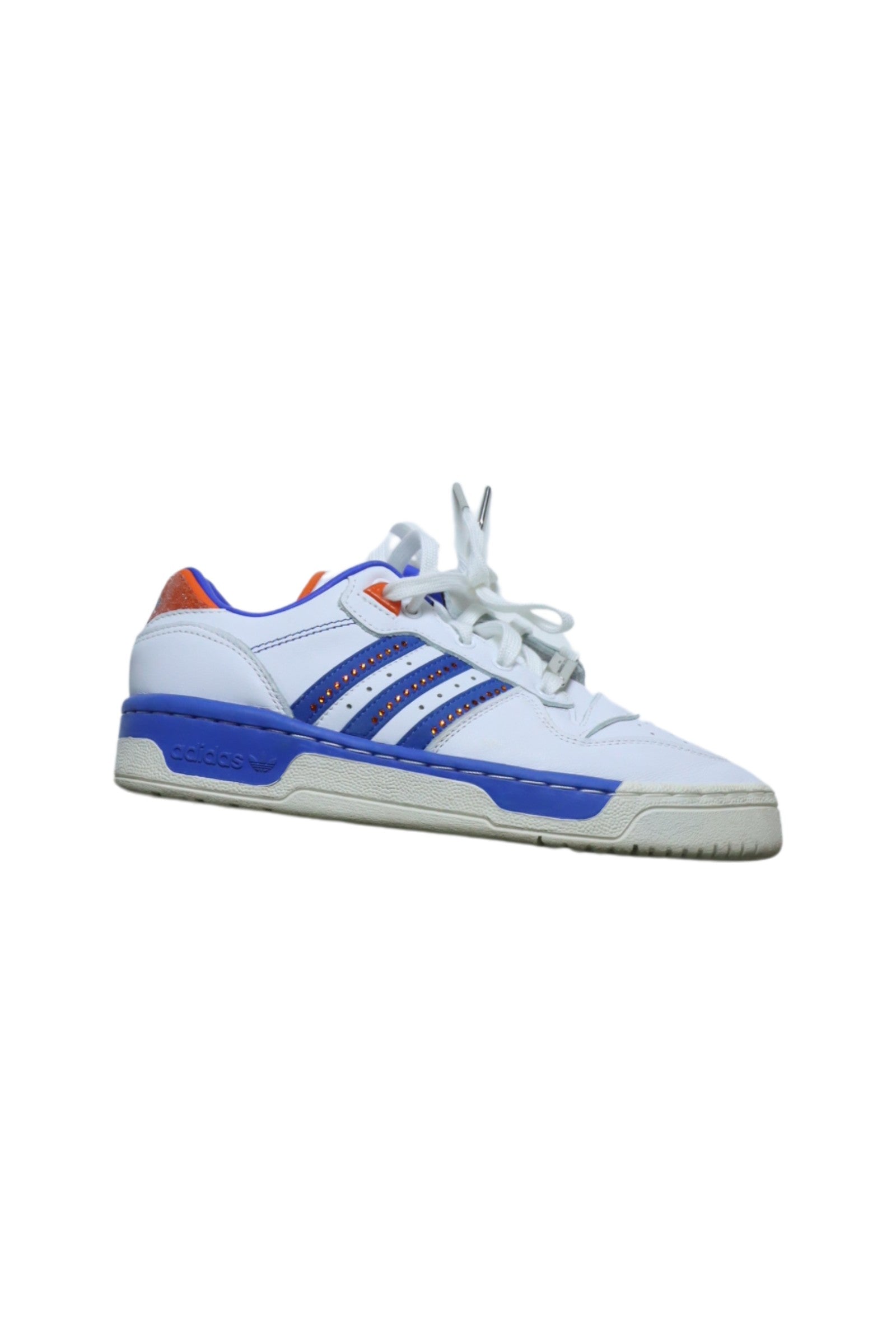 Adidas x Swarovski Rivalry Low Sneakers for Women - Crystal Embellished Athletic Shoes Size 12Y/13Y (EU38) - Stylish Comfort for Casual Wear, Gym & Street Fashion