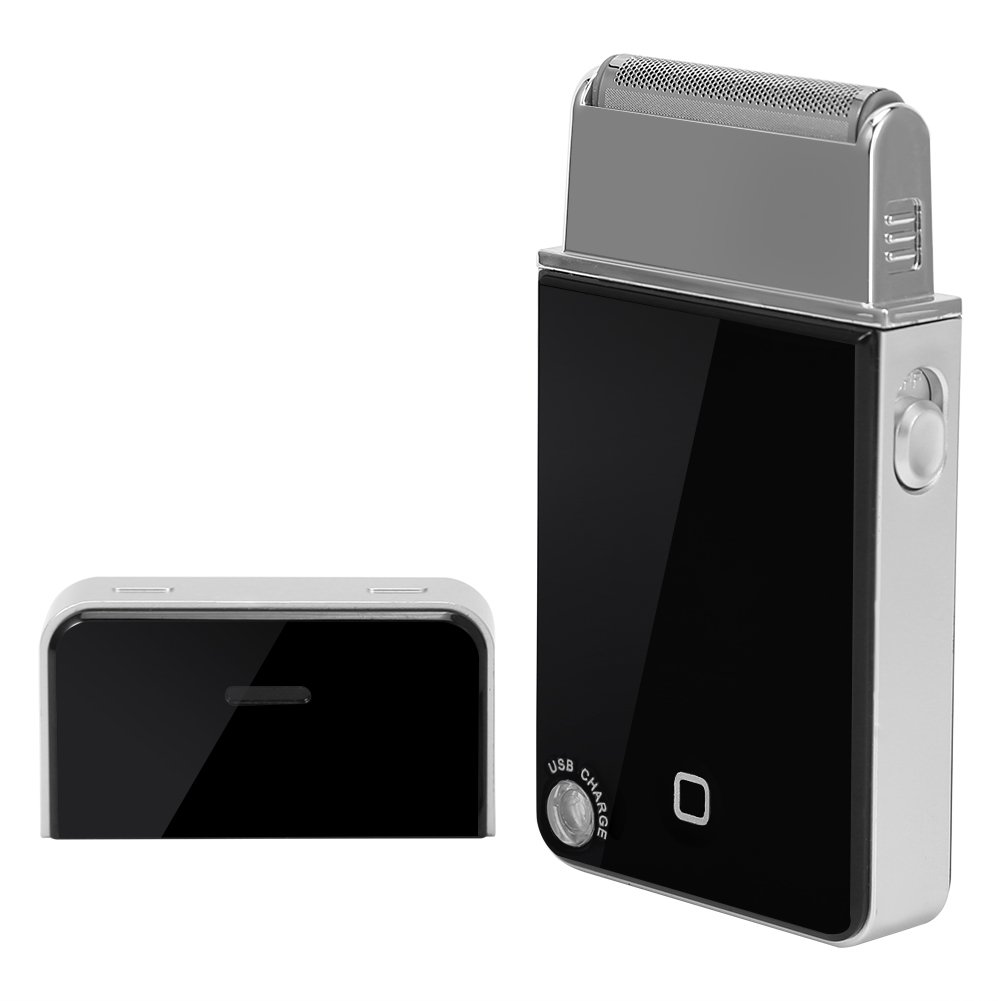 Premium Men's Electric Shaver - USB Rechargeable Wet/Dry Foil Shaver with Reciprocating Blades | Home & Travel Beard Trimmer for Smooth Shaving & Facial Care