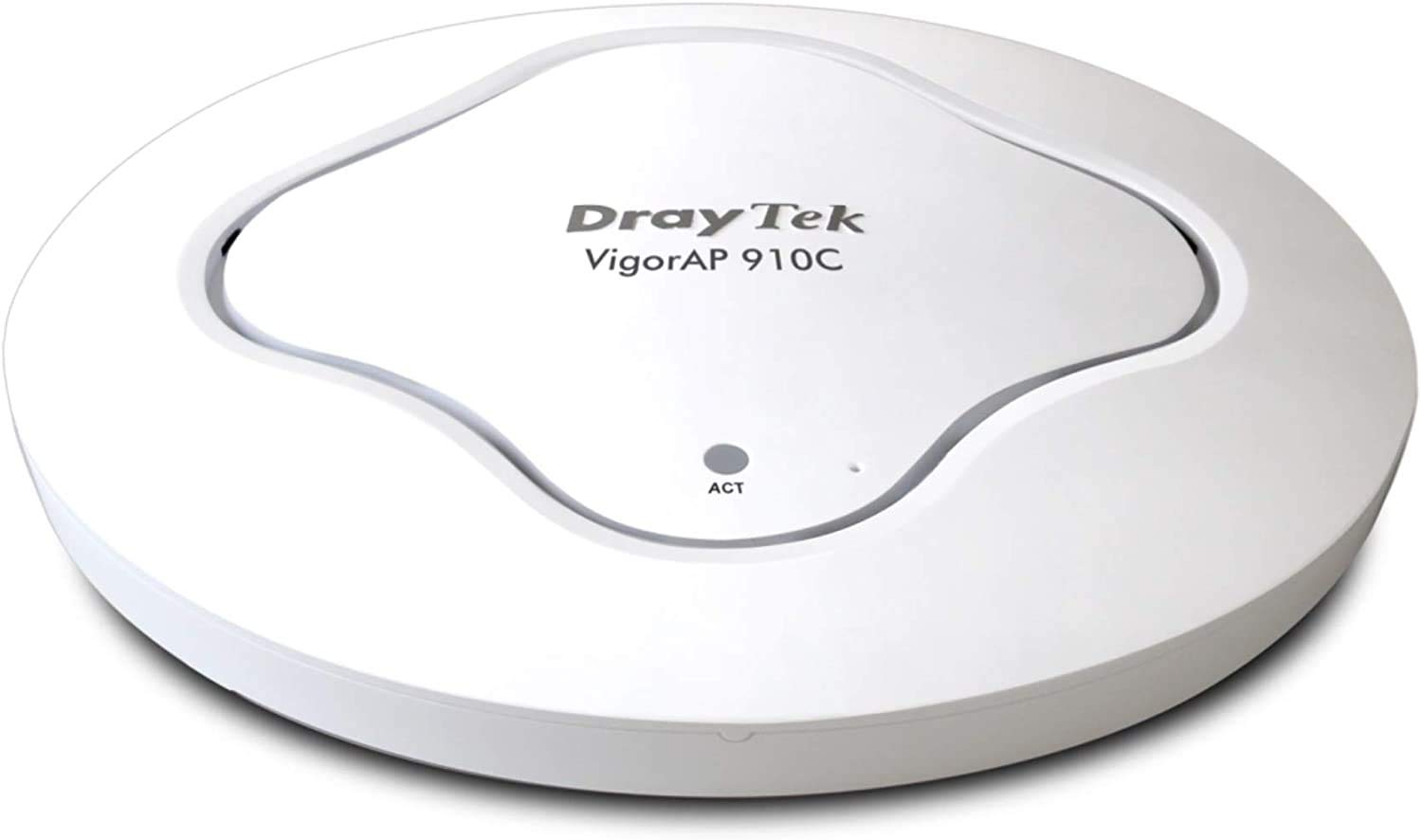 DrayTek VigorAP 910C Dual-Band Ceiling/Wall Mount WiFi Access Point - High-Speed Wireless Coverage for Home & Office Networking