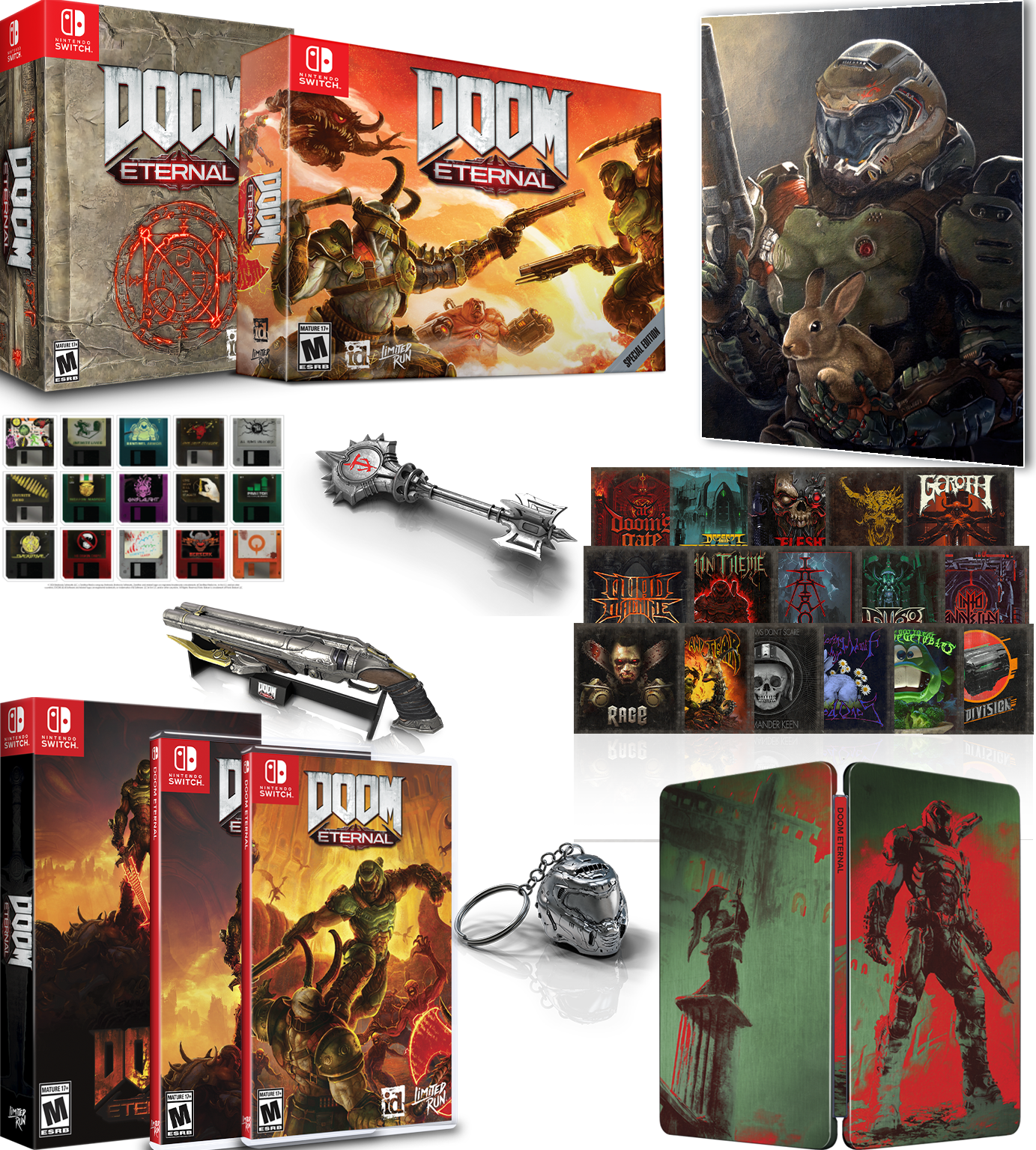 DOOM Eternal Ultimate Edition - Nintendo Switch Limited Run #154 - Fast-Paced Action Game for Horror & FPS Fans | Perfect for Gaming Nights & Collectors