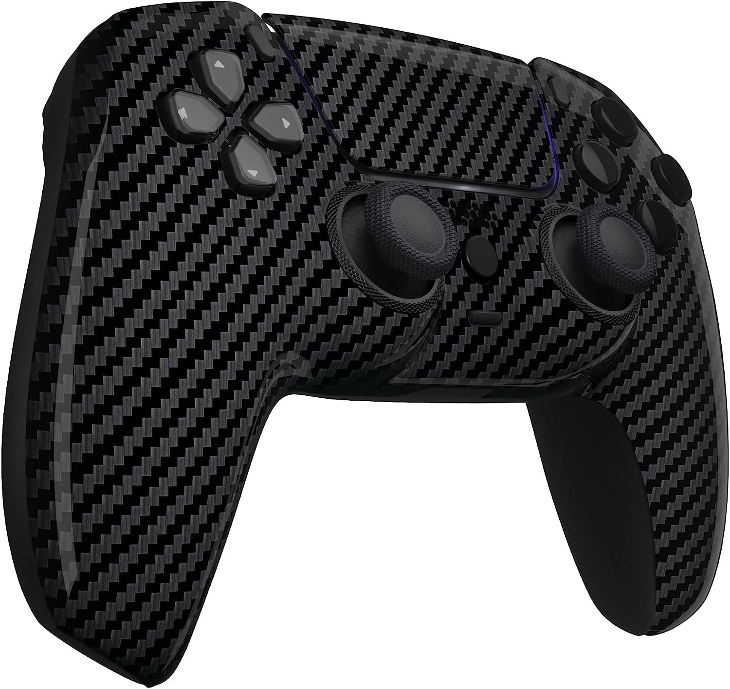 Custom Wireless Controller for PS5 - Multiple Designs Including Glossy Carbon Fiber | Compatible with PlayStation 5 | Perfect for Gaming, Streaming & Competitive Play