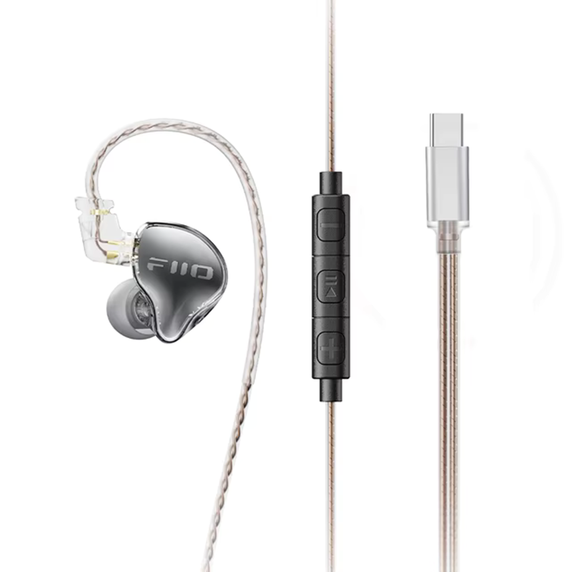 FiiO JD10 TC Dynamic In-Ear Monitors - High Fidelity Wired Earbuds with Noise Isolation for Audiophiles, Musicians & Gamers - Perfect for Studio Recording, Live Performances & Gaming