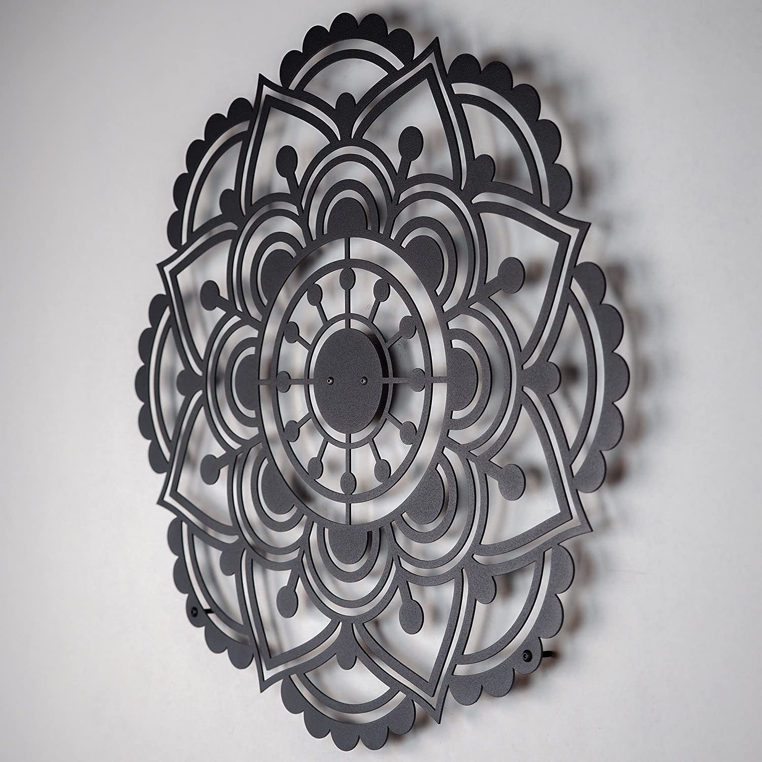 Mandala Metal Wall Art - Handmade Decor for Living Room & Bedroom