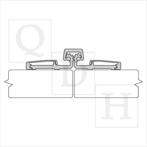 Hager Roton 780 057HD Heavy Duty Continuous Geared Hinge - Full Surface Mounting for Commercial Doors, Schools & Hospitals - Durable Steel Construction for High Traffic Areas