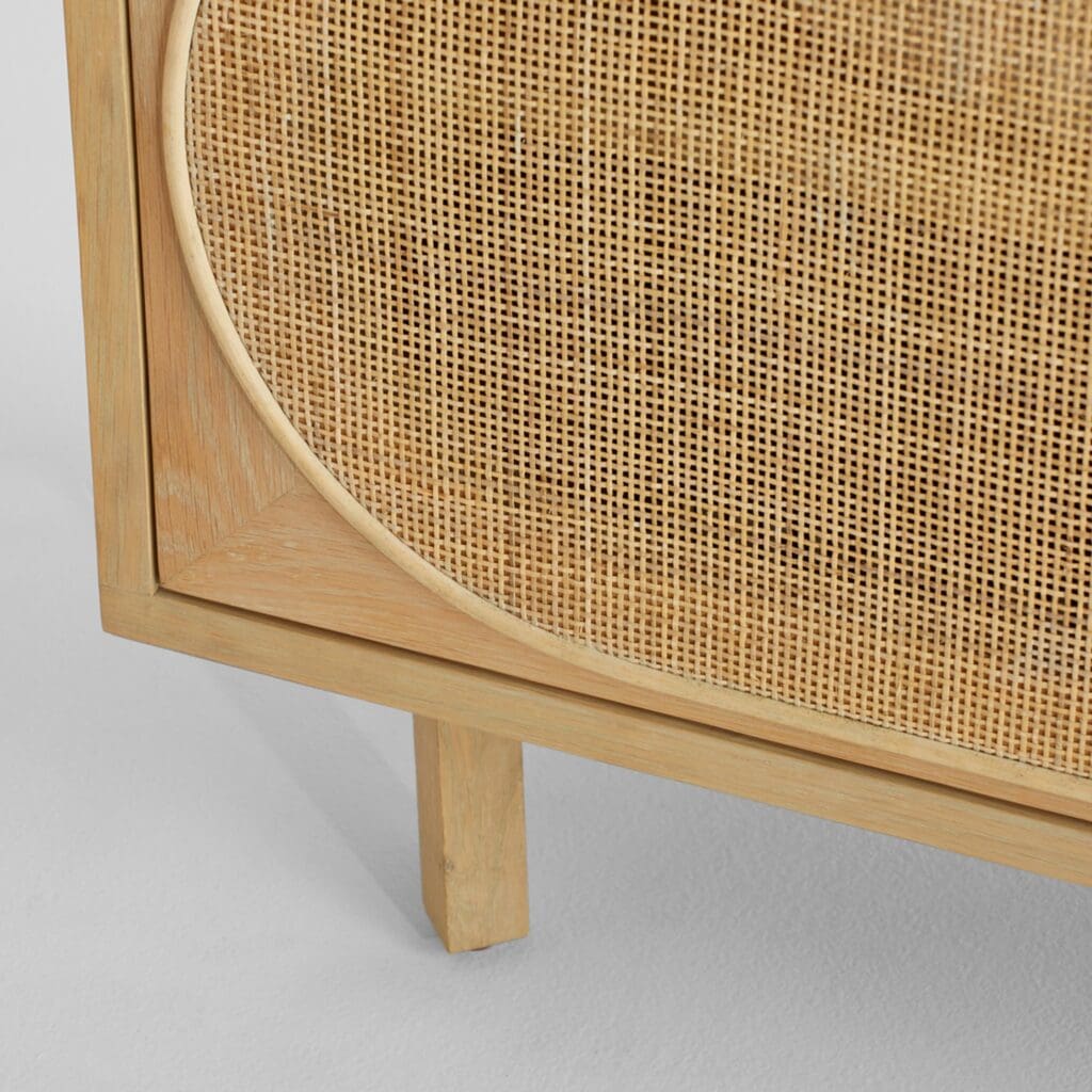 Cyan Design 11495 Lamu Oak Media Cabinet - Stylish TV Stand for Living Room, Bedroom & Home Theater Storage