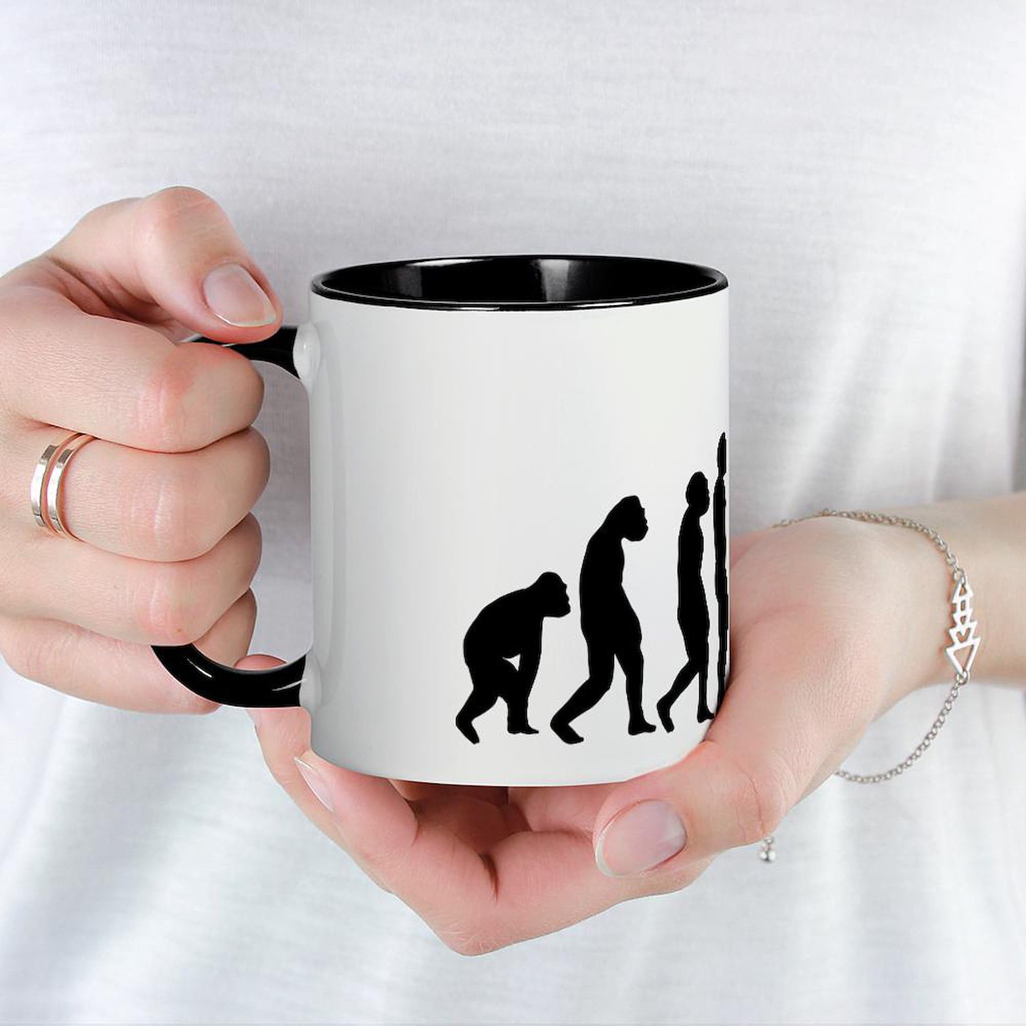 Drone Evolution 11 oz Ceramic Coffee Mug (325ml) - Perfect for Hot & Cold Beverages - Ideal for Office, Home, or Gift Giving