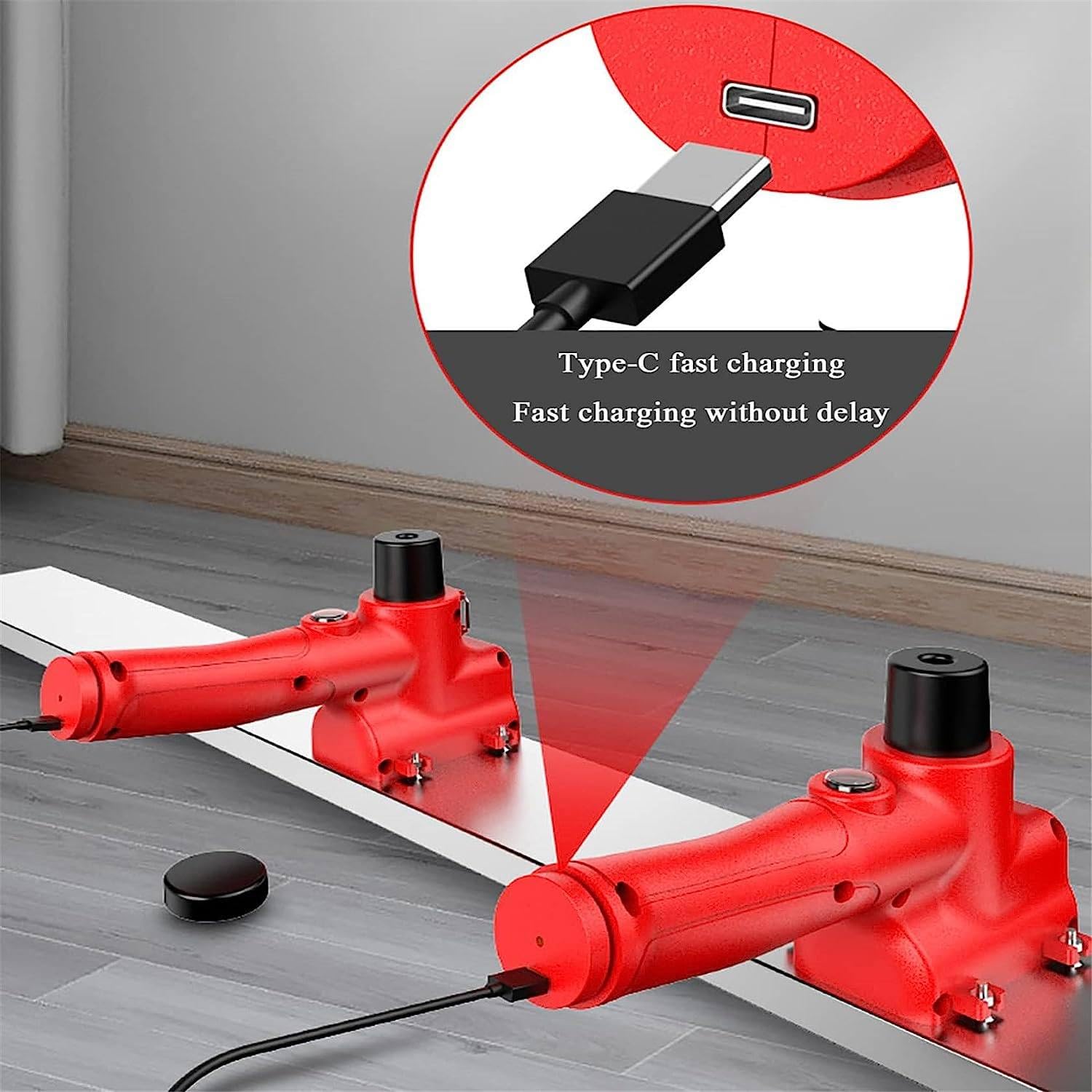 SCIAZA 12,000 RPM Power Concrete Screed Vibration Set with 6ft Stainless Steel Plate - Cement Leveling Motor & Tamper Evident Ruler for Professional Concrete Finishing - Perfect for Driveways, Patios & Floor Construction Projects
