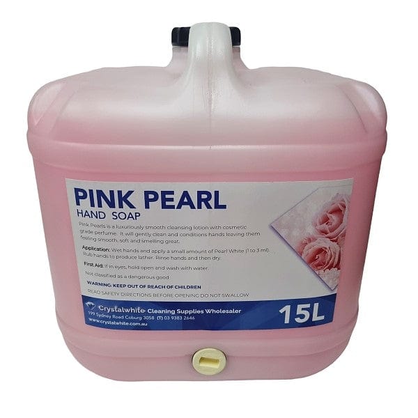 Pink Pearl Hand Soap - Moisturizing & Antibacterial Liquid Soap for Soft Skin | Perfect for Bathroom, Kitchen & Guest Washroom Use