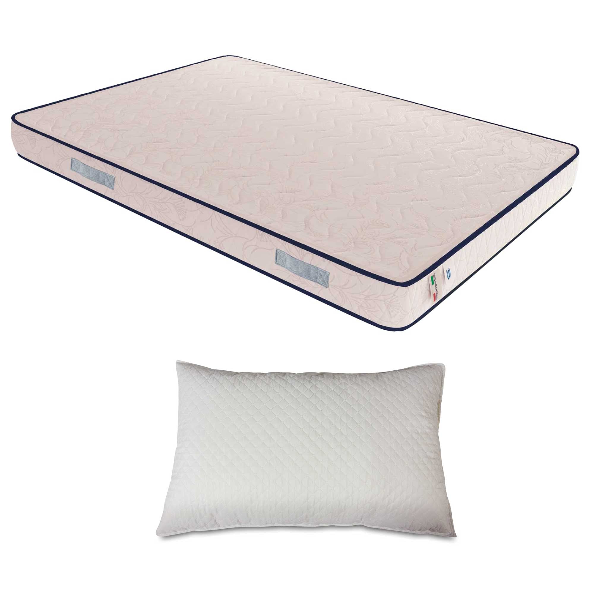 Baldiflex Best Easy Orthopedic Mattress - Anti-Dust Mite, Breathable, Removable Cover, Waterfoam Technology for Back Pain Relief & Allergy Prevention - Perfect for Bedrooms, Guest Rooms & Dormitories