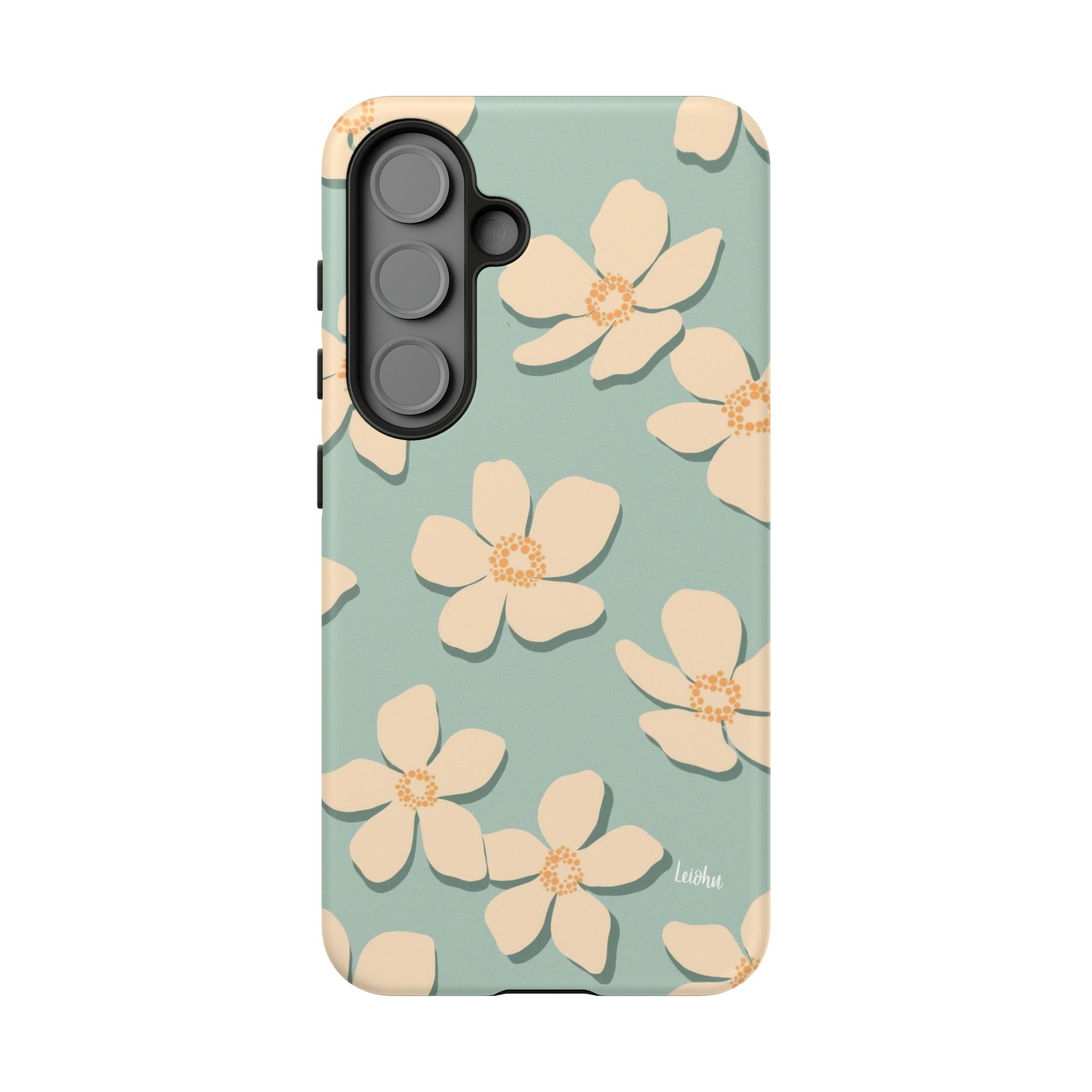 Retro Pua Kala Hawaiian Floral Case for Samsung Galaxy - Durable Protective Phone Cover with Vintage Design for Galaxy S23/S22/S21/S20 - Perfect for Beach, Vacation & Summer Style