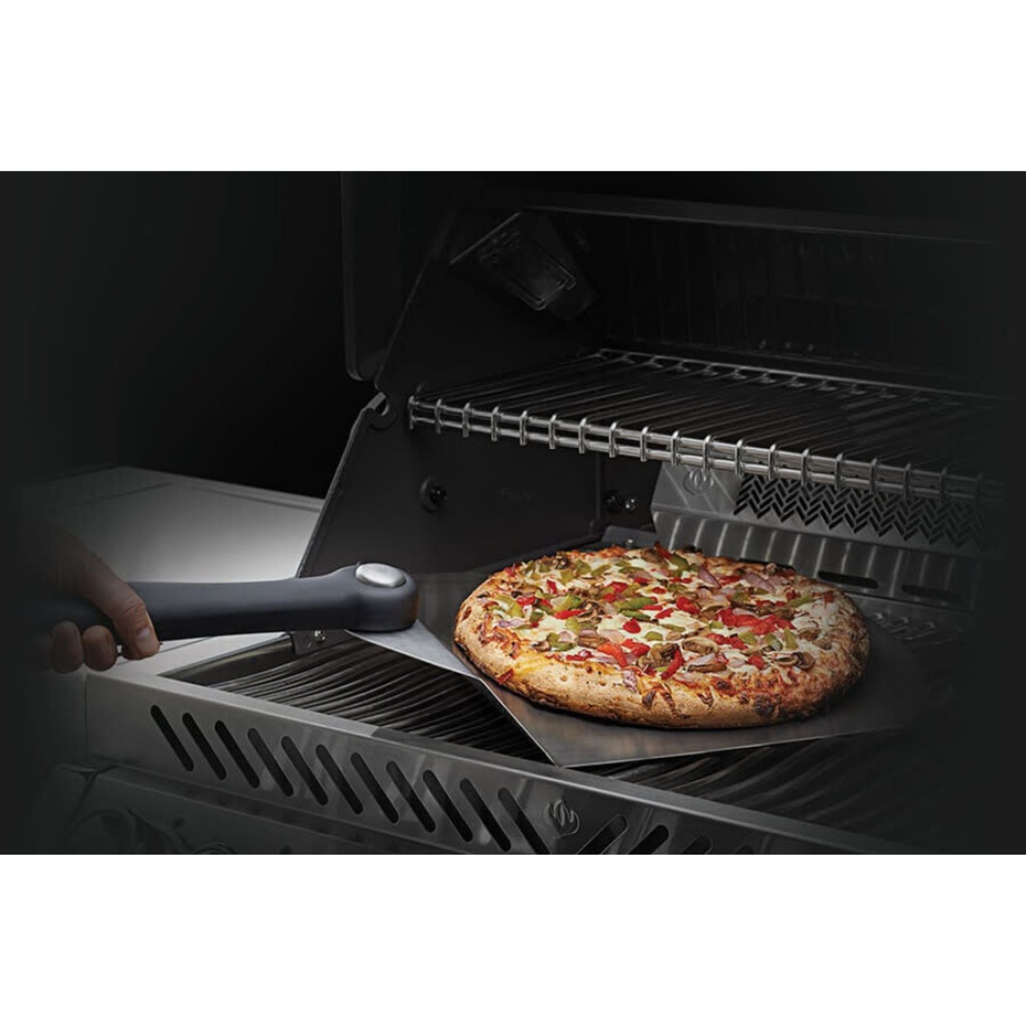 Napoleon 70003 PRO Pizza Spatula - 12 Inch Stainless Steel Pizza Peel for Wood Fired Ovens, Perfect for Home Baking, Outdoor Cooking & Restaurant Use
