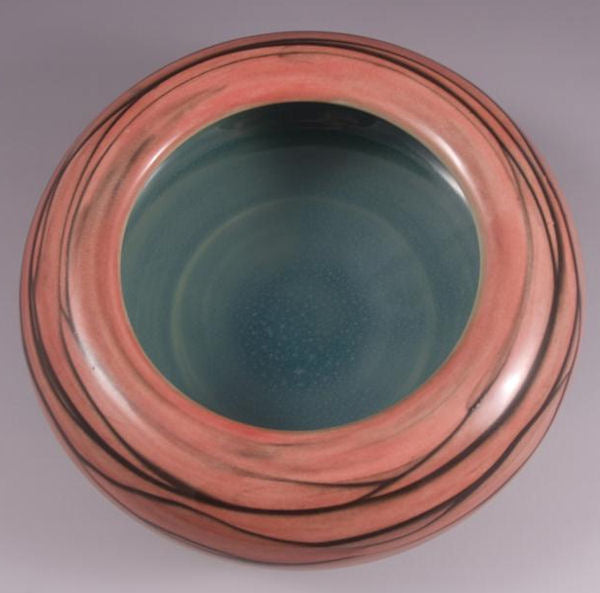 Coyote Copper Blue Glaze Ceramic Mug - Handmade Coffee Cup for Home, Office & Gifts - Perfect for Hot Beverages, Tea & Espresso