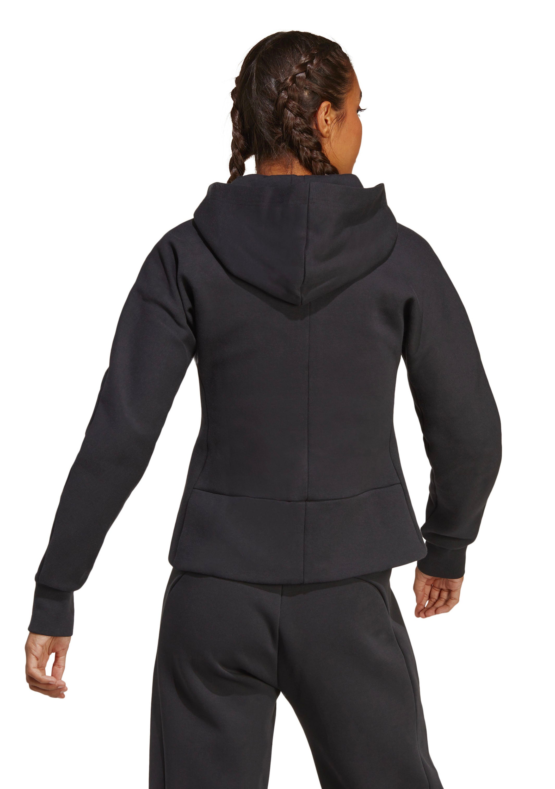 Adidas Women's Mission Victory Slim Fit Full Zip Hoodie - Lightweight Athletic Jacket for Running, Gym & Casual Wear