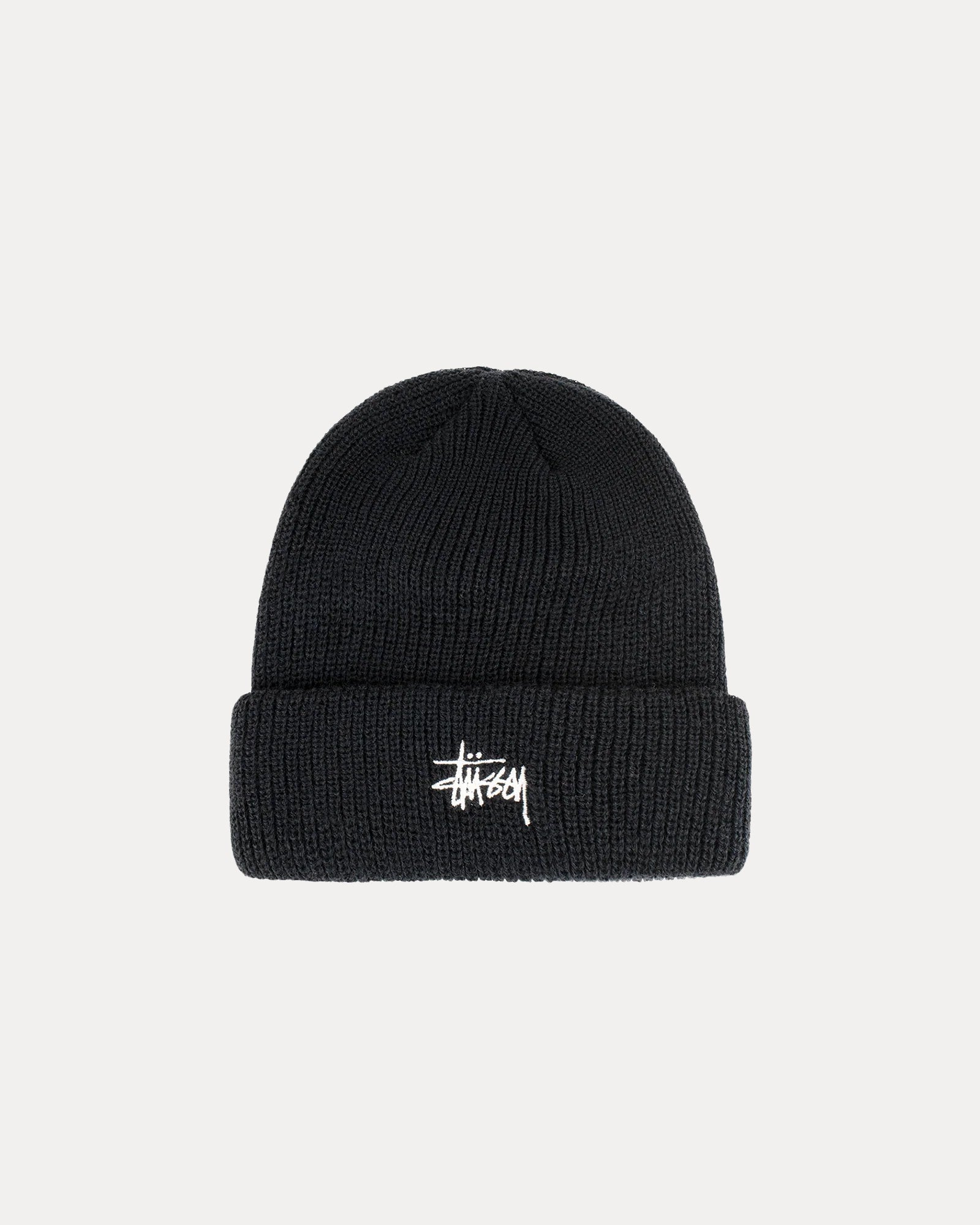 Stüssy Basic Cuff Beanie for Men & Women - Warm Winter Knit Hat for Outdoor Activities, Skiing, and Casual Wear