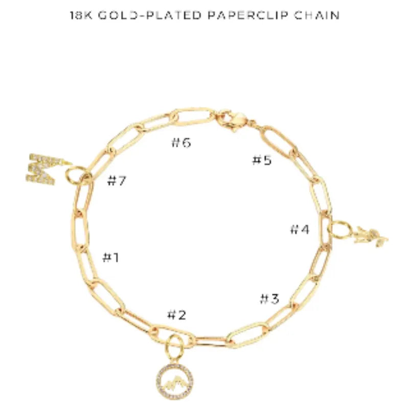 Charm Bracelet with Assorted Charms - Elegant Adjustable Jewelry for Women & Girls - Perfect for Gifts, Parties & Everyday Wear
