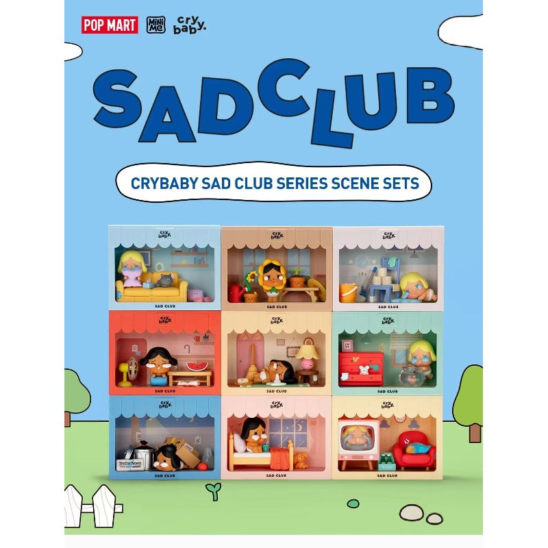 Crybaby Sad Club Series Complete Set - Brand New in Plastic Packaging - Perfect for Collectors and Anime Fans