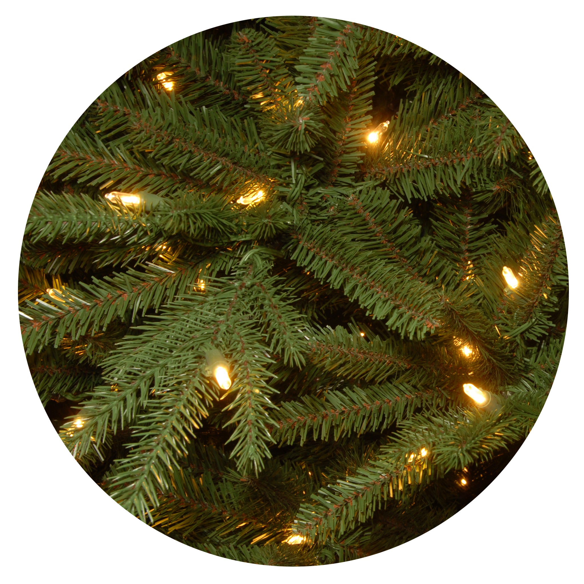 7.5 ft Pre-Lit Easton Spruce Artificial Christmas Tree with Dual Color LED Lights - Perfect for Home Holiday Decor, Living Room, Office & Party Decoration