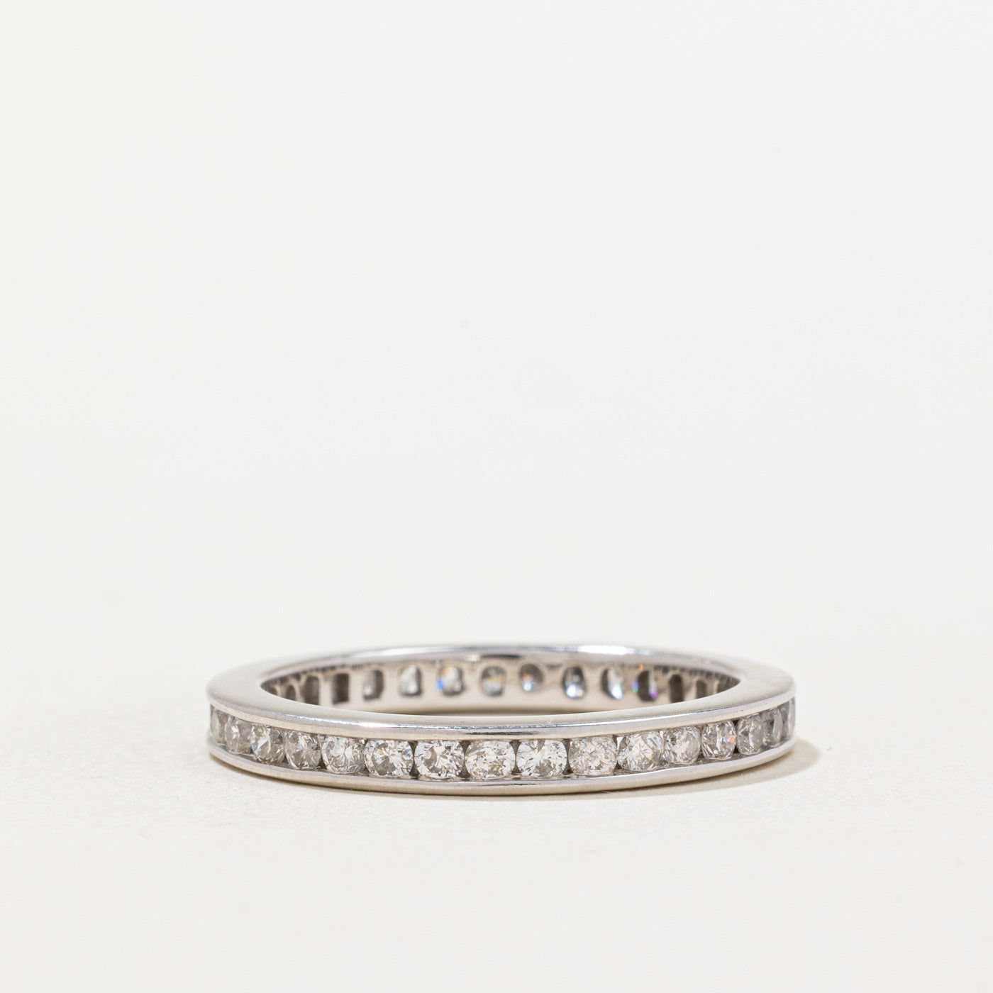 Channel Set Diamond Eternity Band 1.05ctw Size 7.75 - Sparkling Wedding Ring for Anniversary, Engagement & Special Occasions
