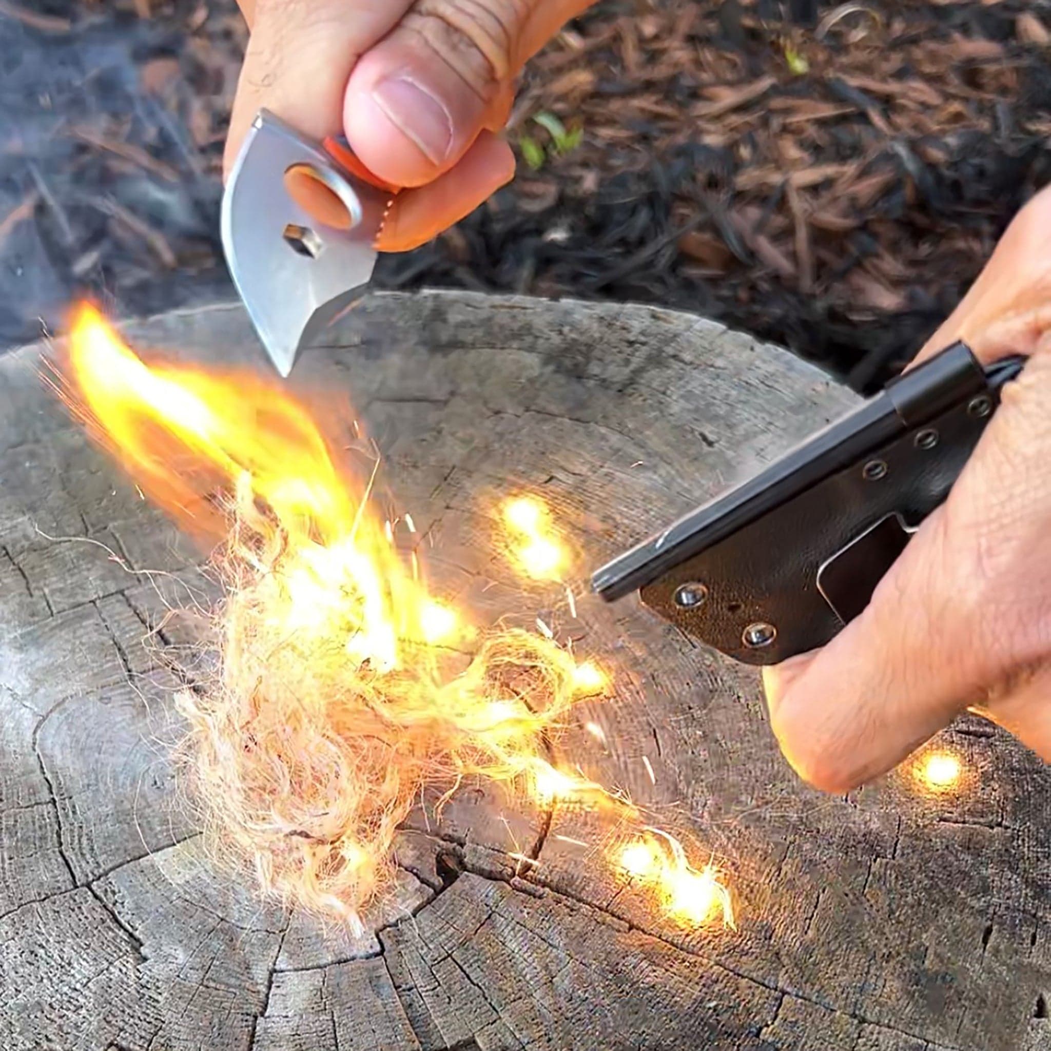 Contour Feather Adventure Survival Knife - Lightweight Outdoor Camping & Hunting Knife for Hiking, Bushcraft, and Emergency Preparedness