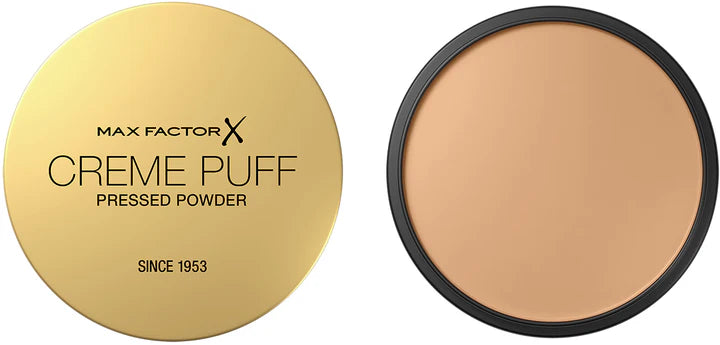 Max Factor Cream Puff Powder - Lightweight Loose Face Powder for Oily Skin, Matte Finish & Oil Control | Perfect for Everyday Makeup & Touch-Ups