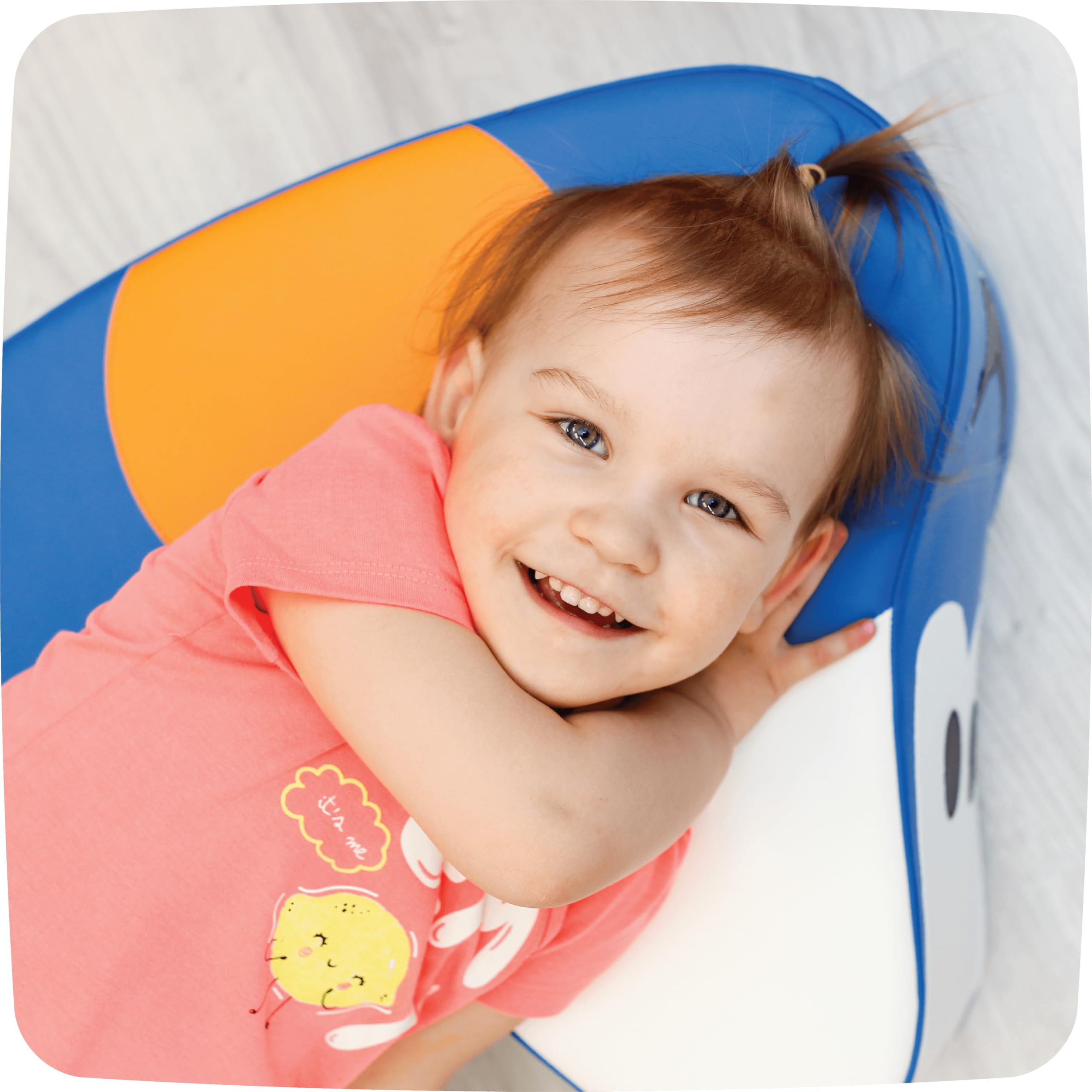 IGLU Soft Play Rocking Car - Toddler Rocker Toy for Kids Ages 2-4 Years | Jumping Activity Toy for Indoor & Outdoor Play | Safe & Fun Blue Ride-On Toy for Toddlers' Physical Development