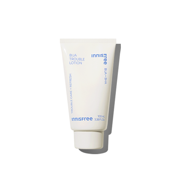 Innisfree Bija Trouble Lotion for Acne-Prone Skin - Korean Skincare Treatment for Oily & Sensitive Face - Perfect for Daily Hydration & Blemish Control