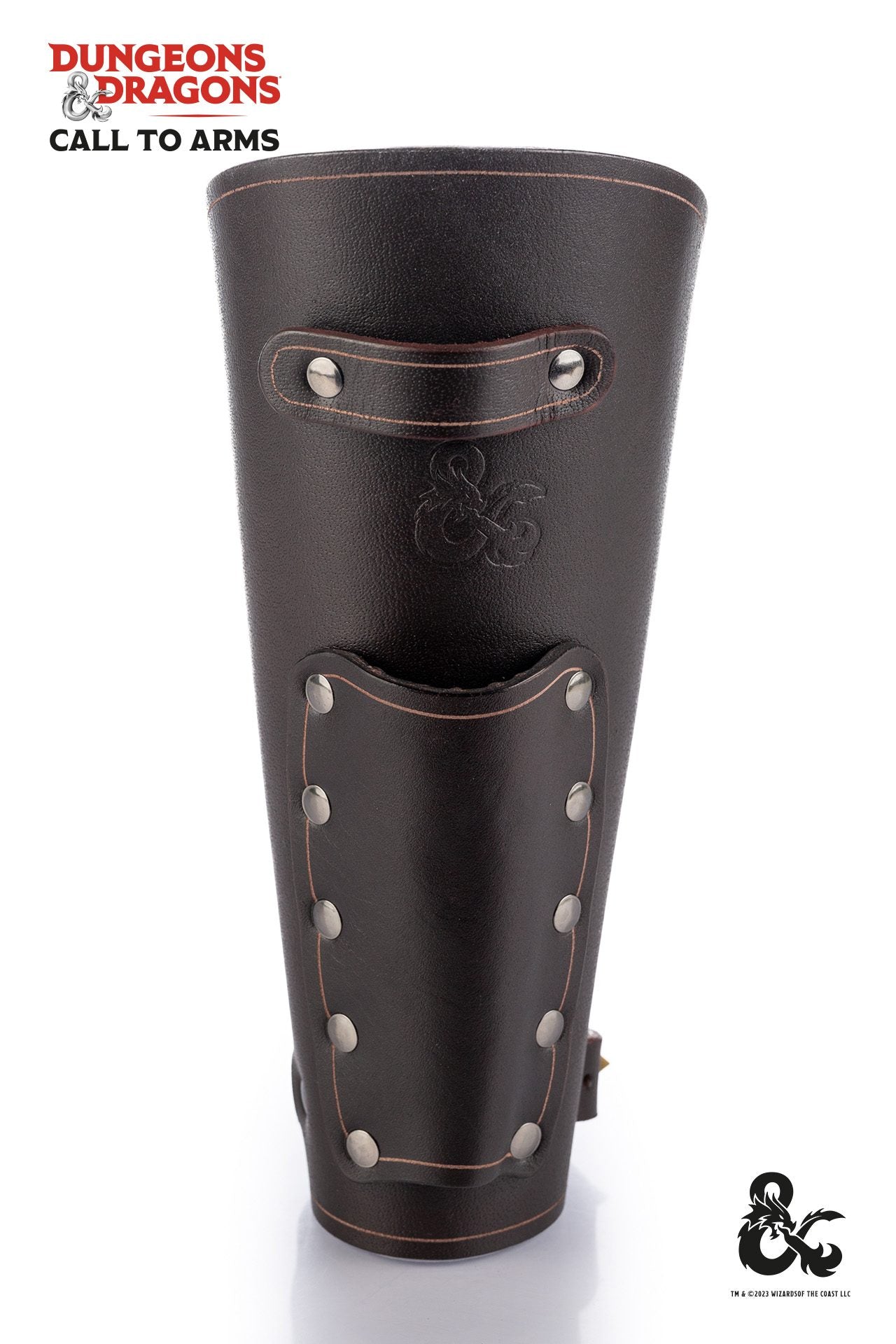 Dungeons & Dragons Rogue Leather Bracers - Brown Fantasy Armor for LARP, Cosplay & Tabletop RPG Accessories | D&D Costume Prop for Adventurers