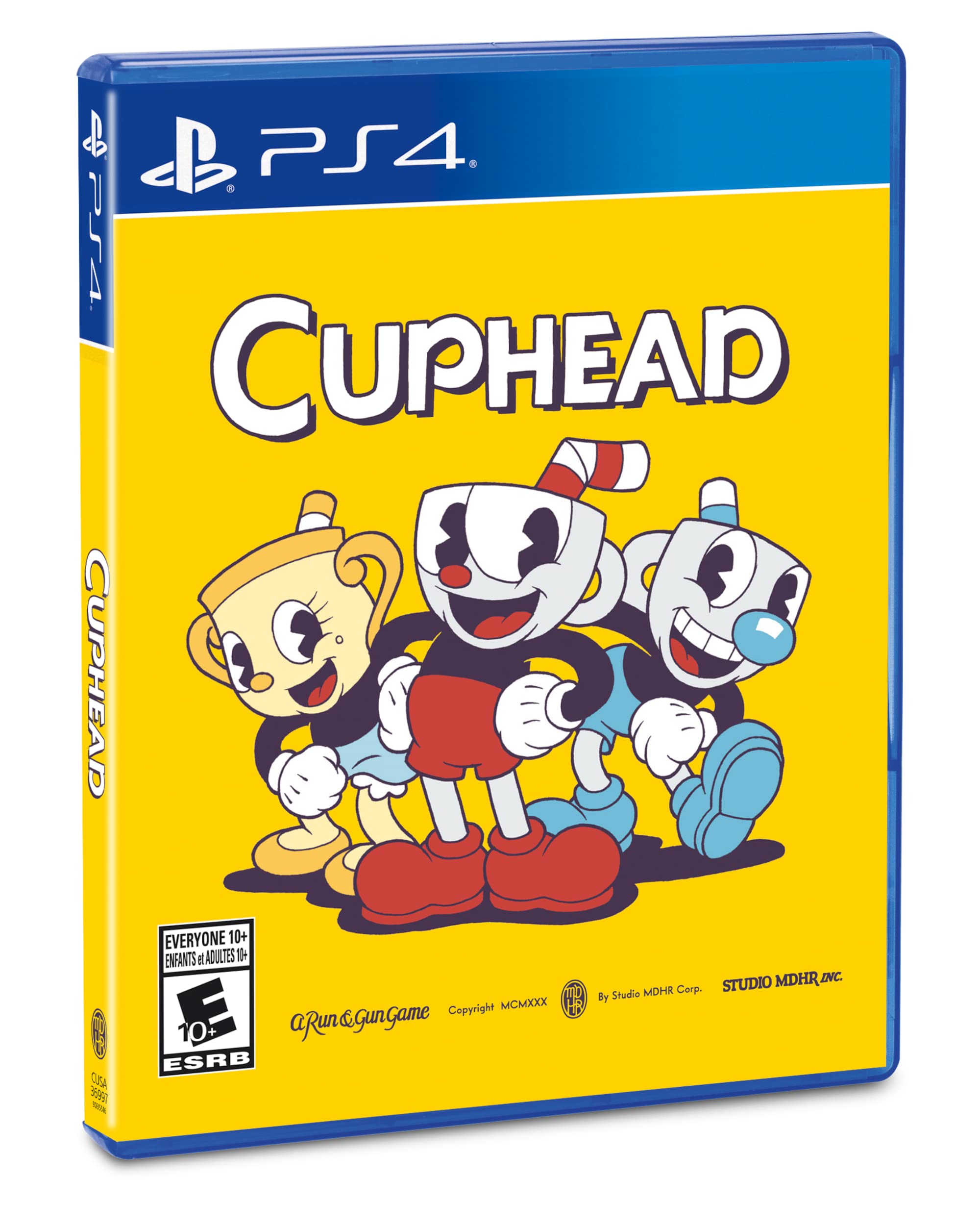 Cuphead - Classic Run and Gun Action Game for PlayStation 4 | Fun Multiplayer Adventure for Family Game Nights