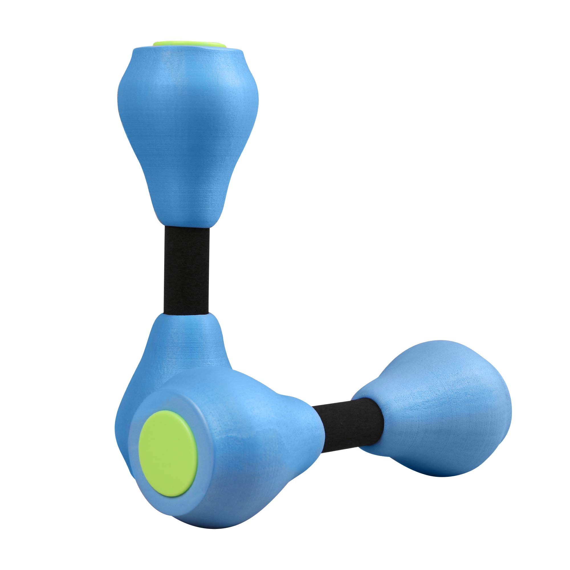 VIDELLY 2-Piece EVA Foam Water Dumbbells Set for Pool Fitness, Aqua Aerobics & Resistance Training - Lightweight Buoyant Dumbbells for Water Exercise, Swimming Workouts & Weight Loss (Ideal for Home Pools, Gym Classes & Physical Therapy)
