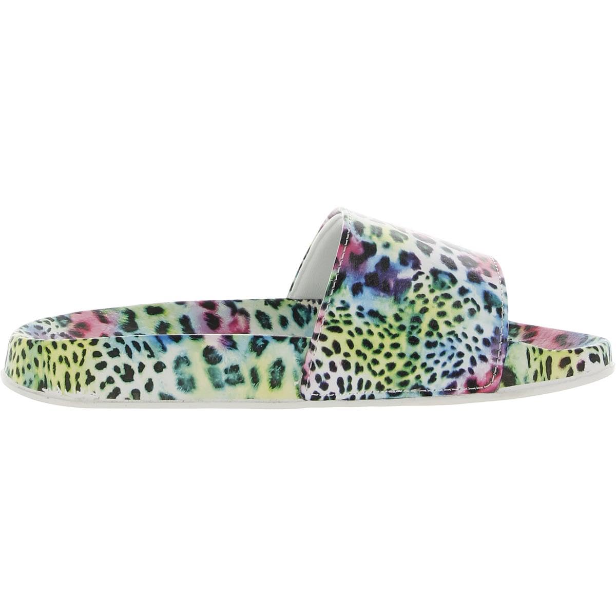 MUK LUKS Women's Comfortable Pool Party Slide Sandals - Lightweight Summer Beach Slides for Women, Perfect for Poolside, Vacation, and Casual Outings