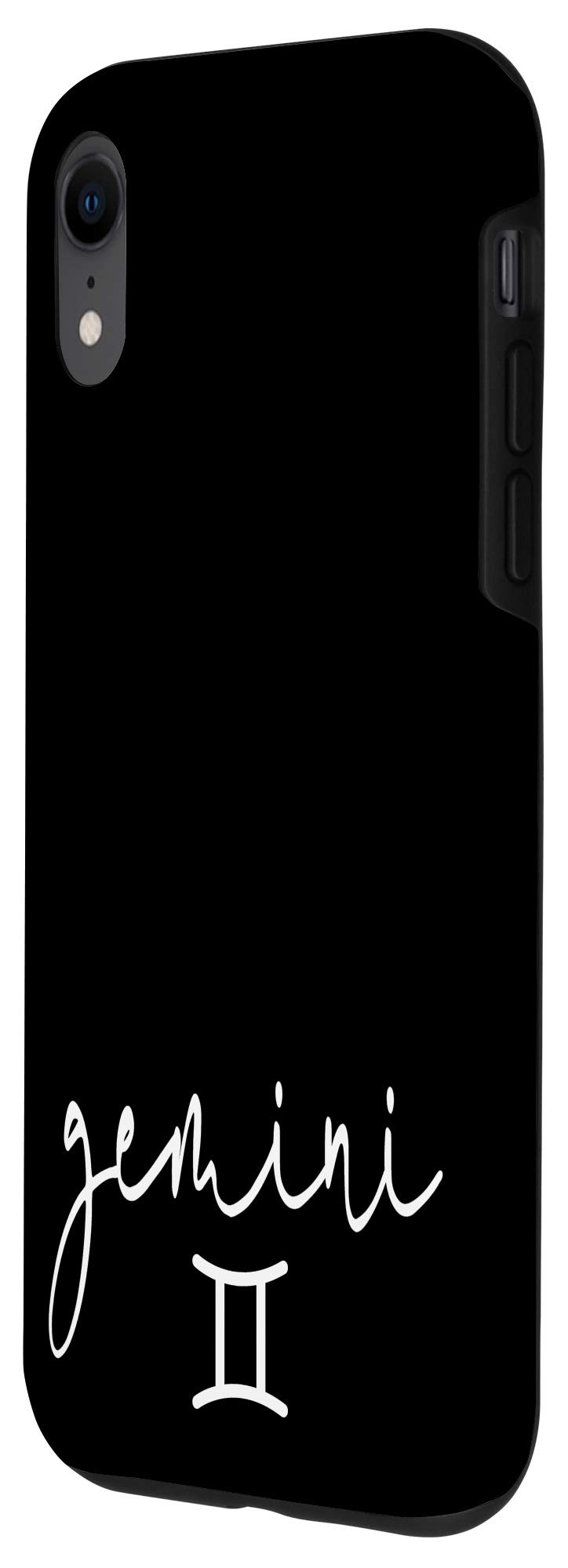 Gemini Horoscope iPhone XR Case - Durable Black & White Zodiac Sign Phone Cover for Protection & Style - Perfect for Daily Use, Gifts & Astrology Lovers