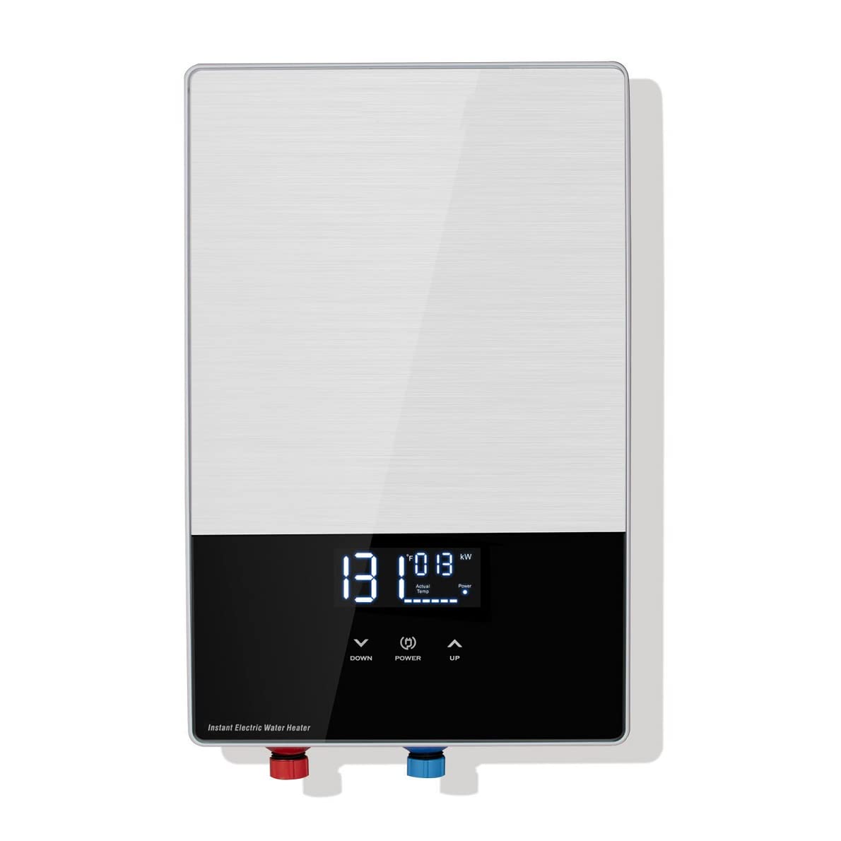 13kW 240V Instant Electric Tankless Water Heater with Digital Display - On-Demand Hot Water for Bathroom, Kitchen & RV Use