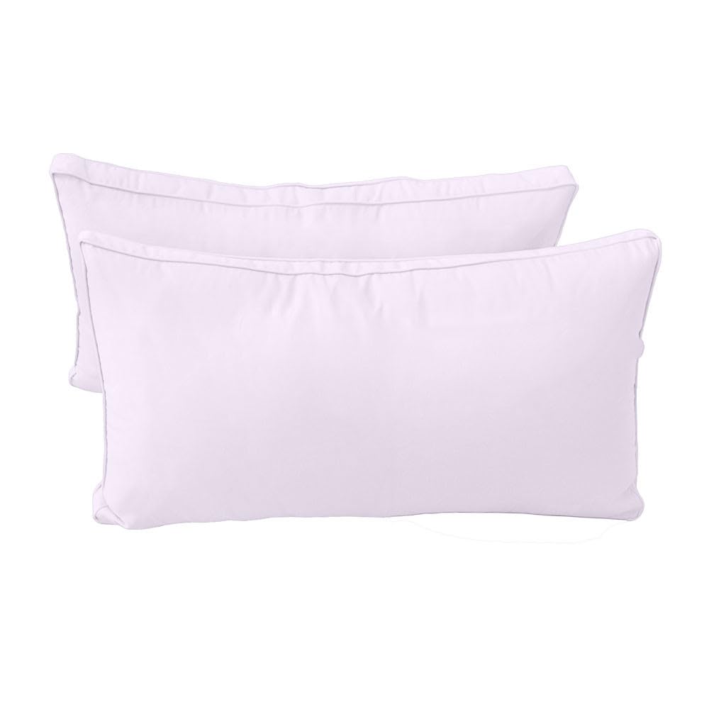 Prolinemax Outdoor Style 2 Twin-XL Piped Trim Daybed Mattress Bolster Pillow Fitted Sheet Cover Only - AD107 | Perfect for Patio, Sunroom & Guest Bed Decor