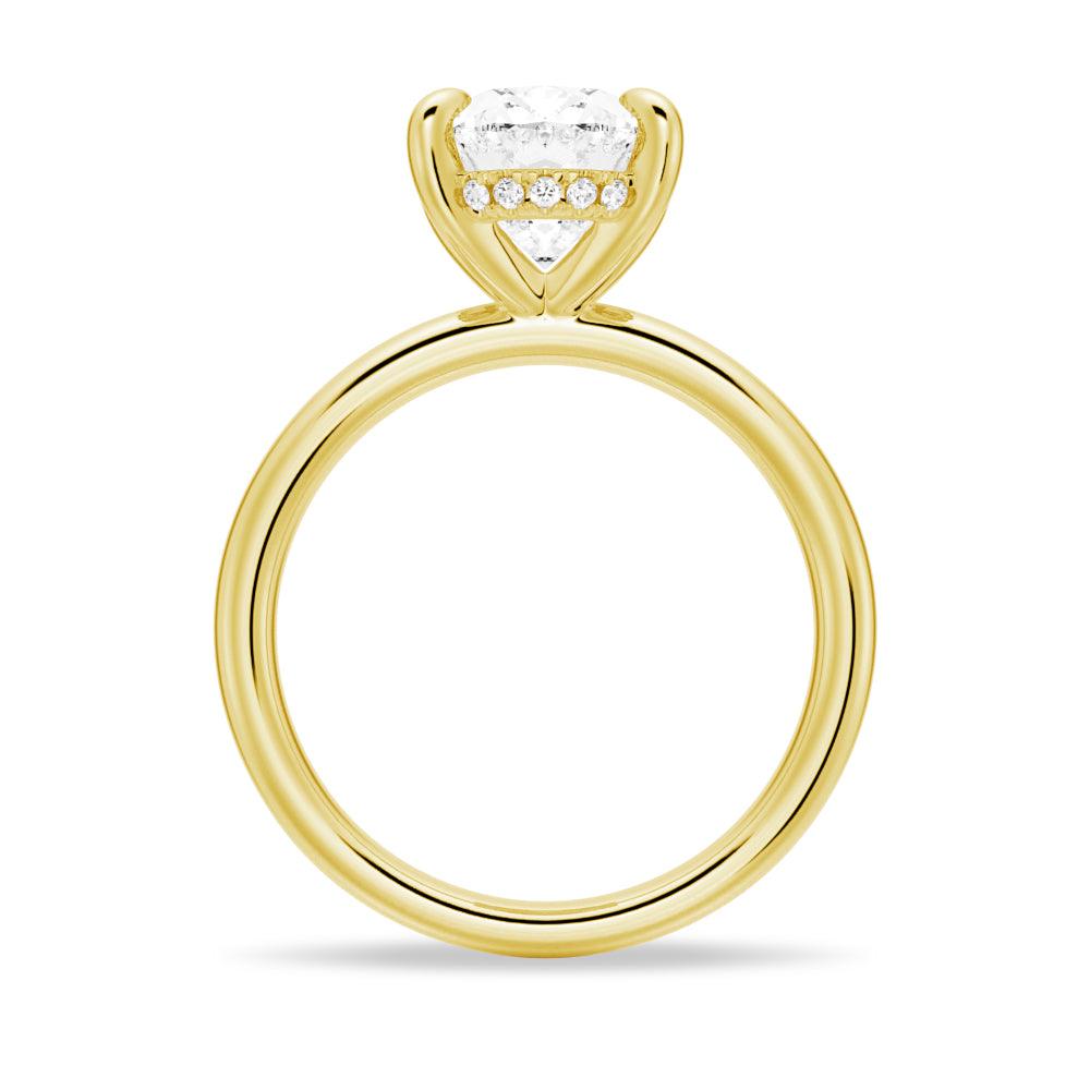 1.5 Carat Oval Solitaire Moissanite Engagement Ring - 14K White Gold Wedding Band for Women - Perfect for Proposals, Anniversaries & Bridal Jewelry