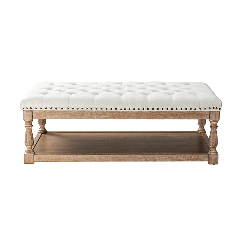 Isaak Upholstered Storage Ottoman Bench with Lift Top - Extra Seating & Hidden Storage for Living Room, Bedroom, or Nursery - Perfect for Blankets, Toys & Home Organization