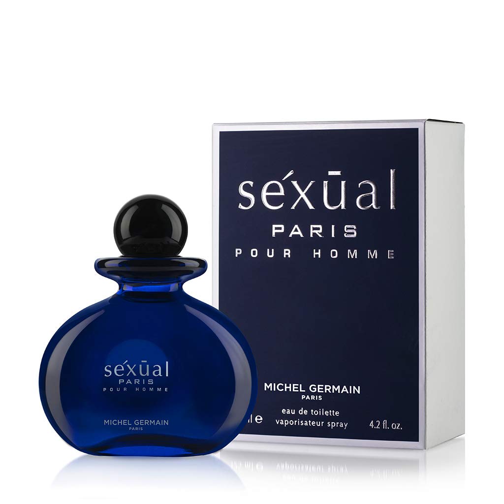 Michel Germain Sexual Paris Pour Homme Eau de Toilette Spray Cologne for Men - Cardamom, Chardonnay Mandarin & Sage Fragrance - Warm & Seductive Scent - Perfect Gift for Him - Date Night & Special Occasions Cologne