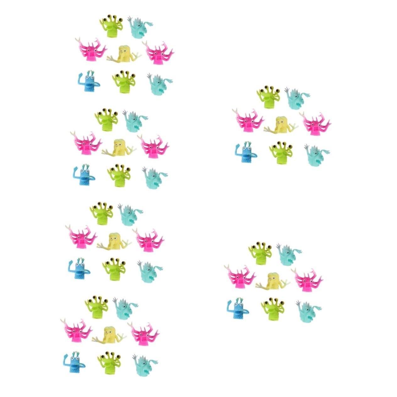 48 Pcs Animal Finger Puppet Toys for Kids - Soft Plush Hand Puppets for Storytelling, Role Play & Early Learning - Perfect for Classroom, Daycare & Home Playtime