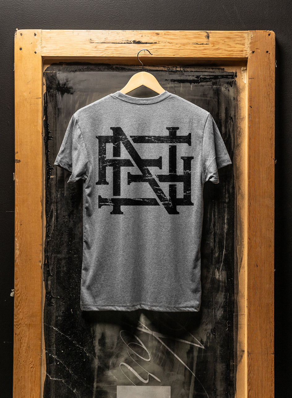 Lightning Arch Tee - Stylish Grey T-Shirt for Men & Women | Comfortable Casual Wear for Everyday Outfits & Street Fashion