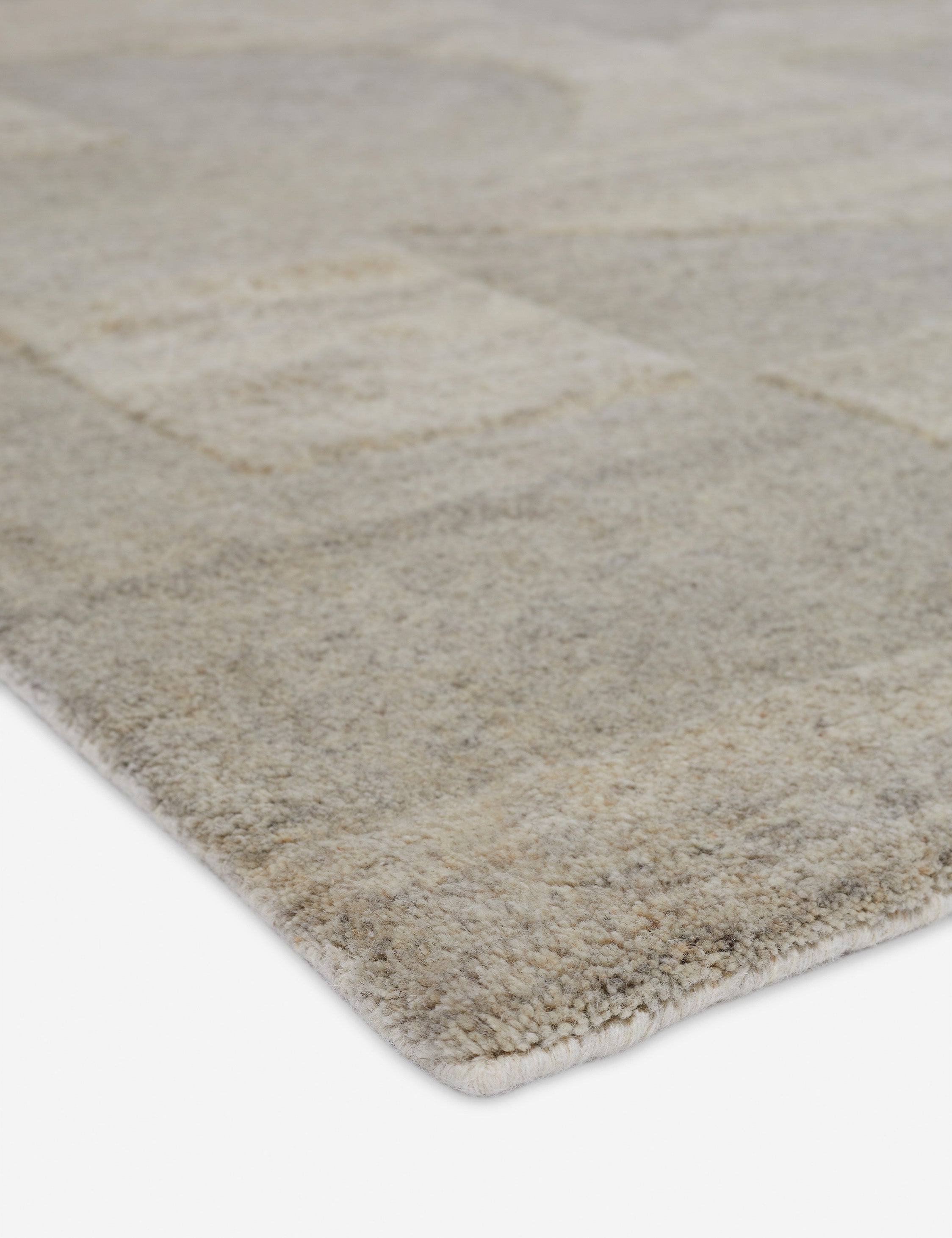 Hand Knotted Wool Rug Swatch 18