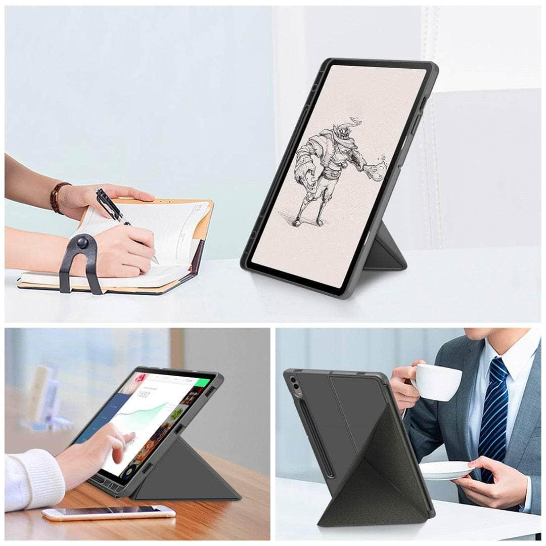 Samsung Galaxy Tab S9 Plus Tri-Fold Protective Case - Slim Stand Cover for Reading, Watching & Working - Compatible with Galaxy Tab S9+ (2023 Model)