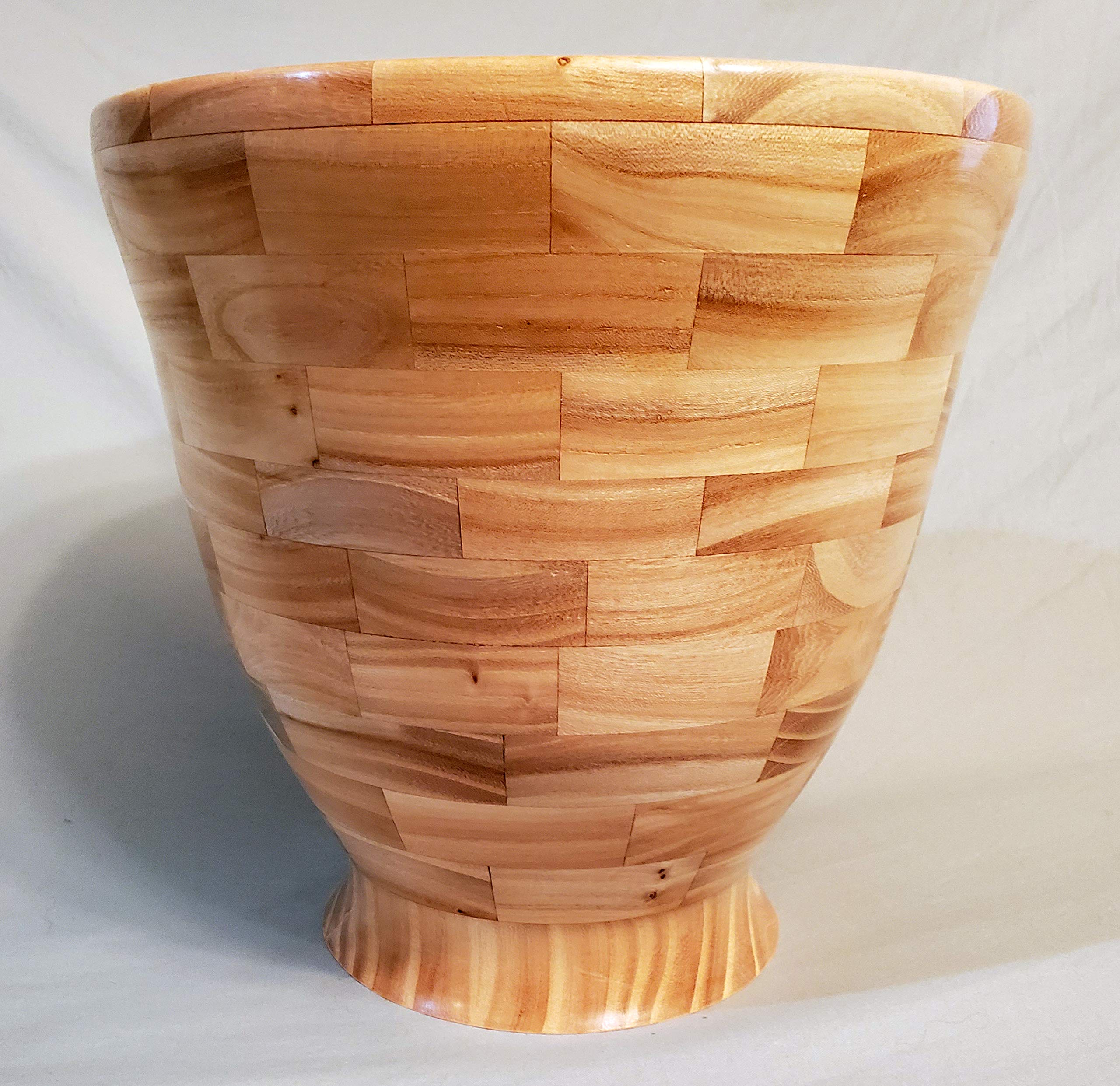 Large Handmade Wood Vase - Signed Original Artwork - Perfect for Home Decor, Wedding Centerpiece & Rustic Interior Design