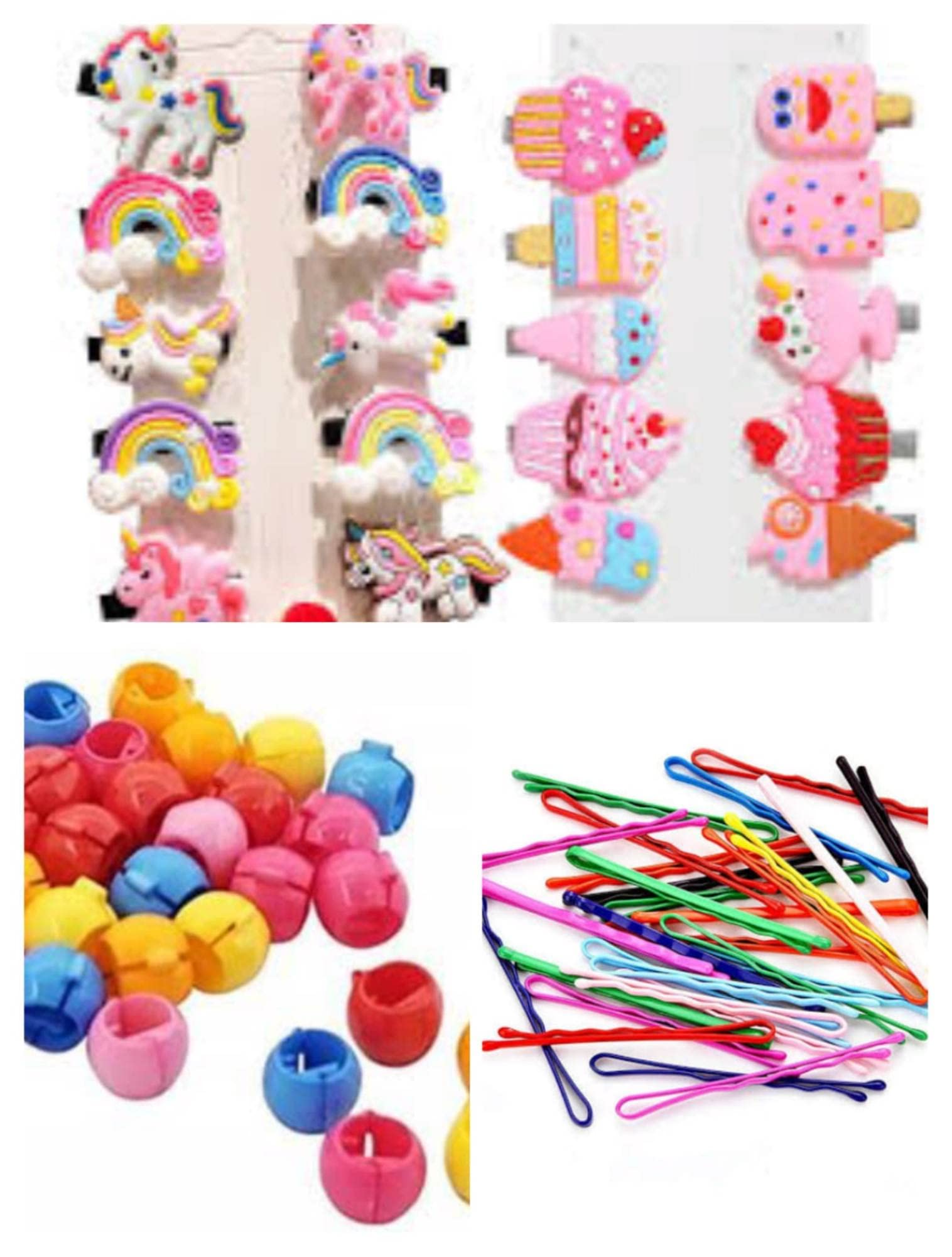 Snowpearl 30-Piece Stylish Hair Accessories Set – Cute Cartoon Hair Clips | Bobby Pins | Mini Hair Beads & Claws – Multicolor for Women & Girls – Perfect for School, Parties, and Everyday Hairstyling
