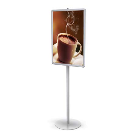 22x28 Modern Poster Display Top Load Sign Stand - Single Sided Acrylic Sign Holder for Retail, Restaurants & Events - Perfect for Menu Boards, Promotions & Advertising Displays