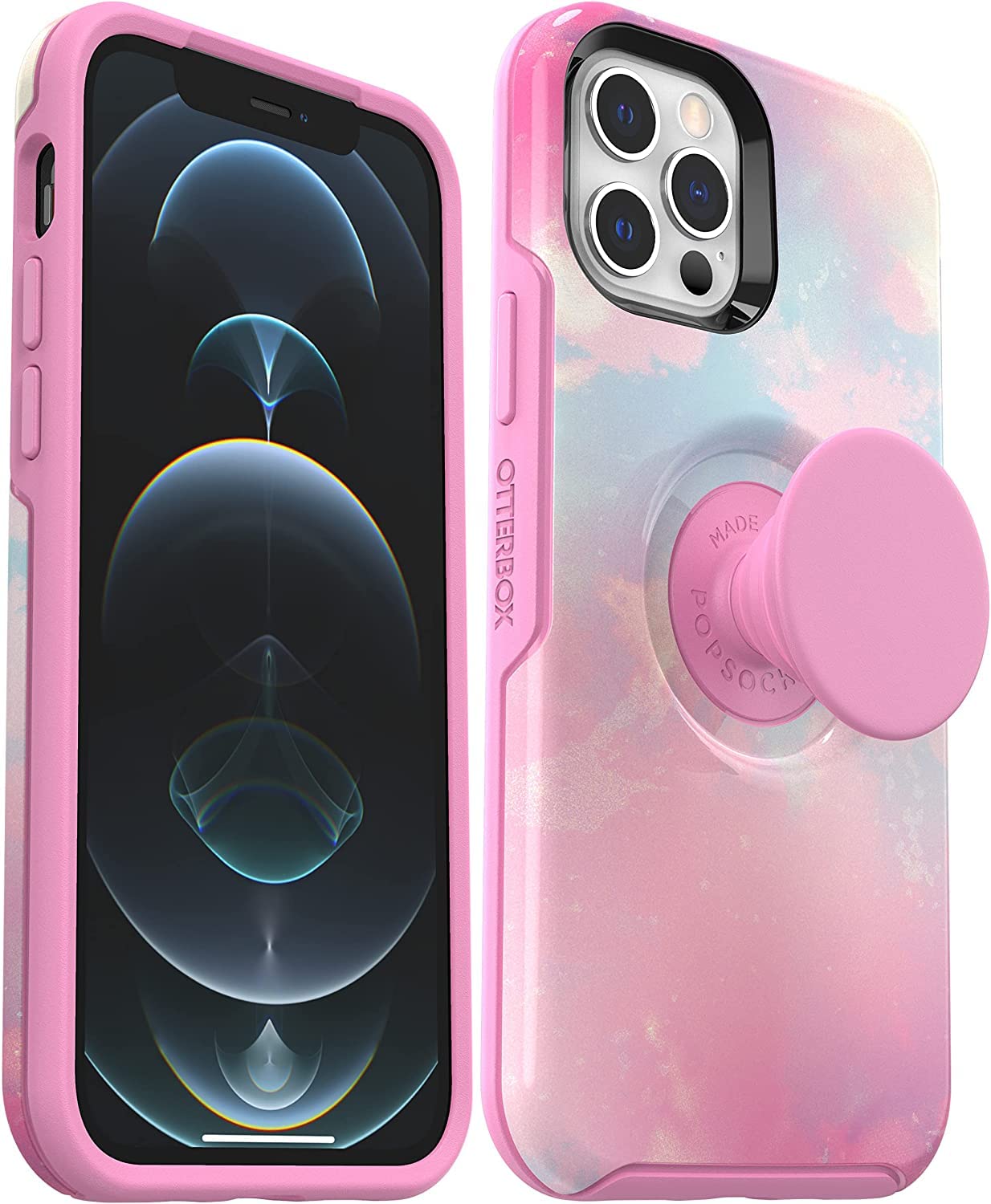 OtterBox Pop Symmetry Series Case for iPhone 12 & iPhone 12 Pro - Protective Phone Cover with Shock Absorption | Daydreamer Design | Retail Packaging - Perfect for Everyday Use, Work & Outdoor Activities