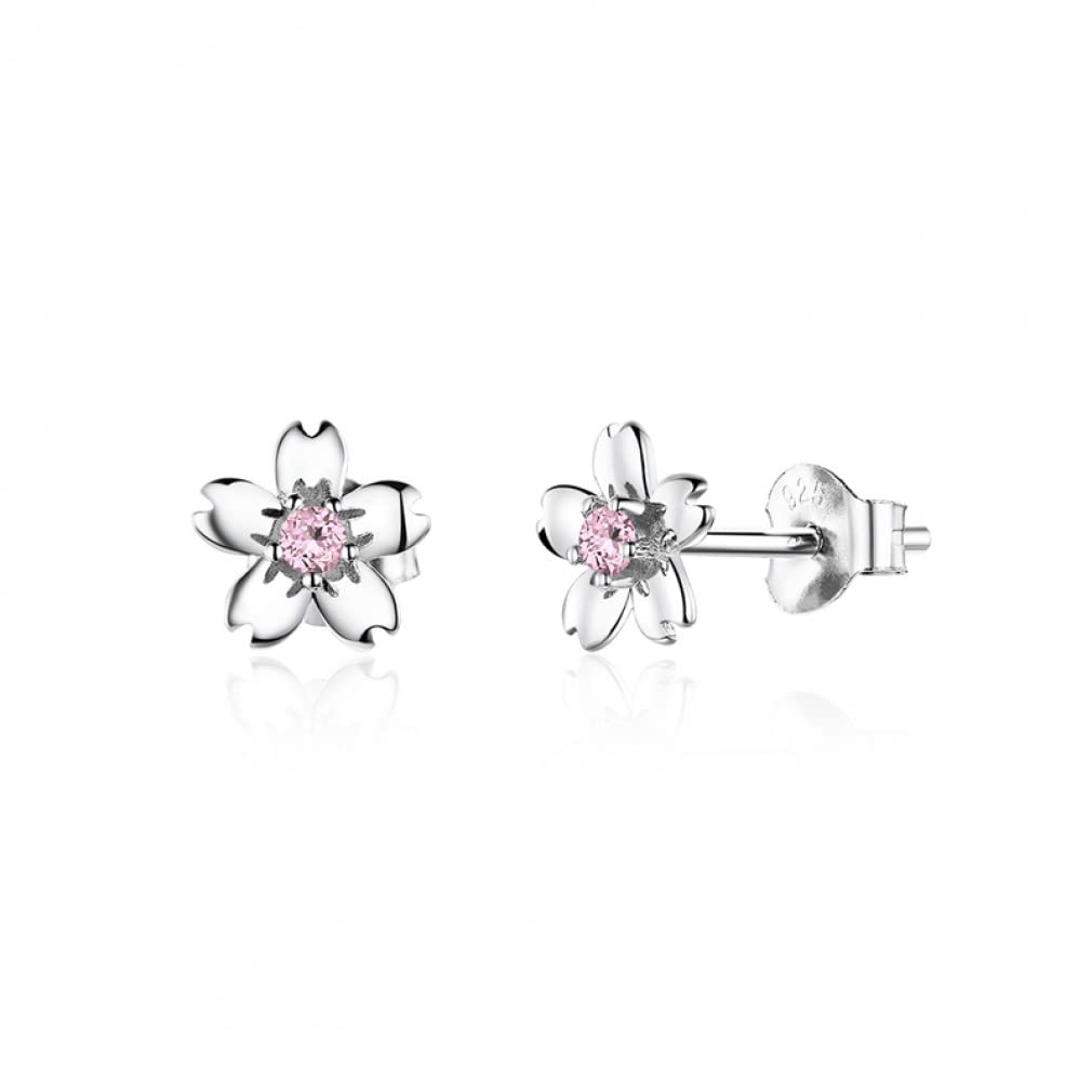 925 Sterling Silver Dazzling Daisy Stud Earrings with Clear CZ Stones - Elegant Floral Jewelry for Women, Gift for Her, Perfect for Weddings, Parties & Everyday Wear