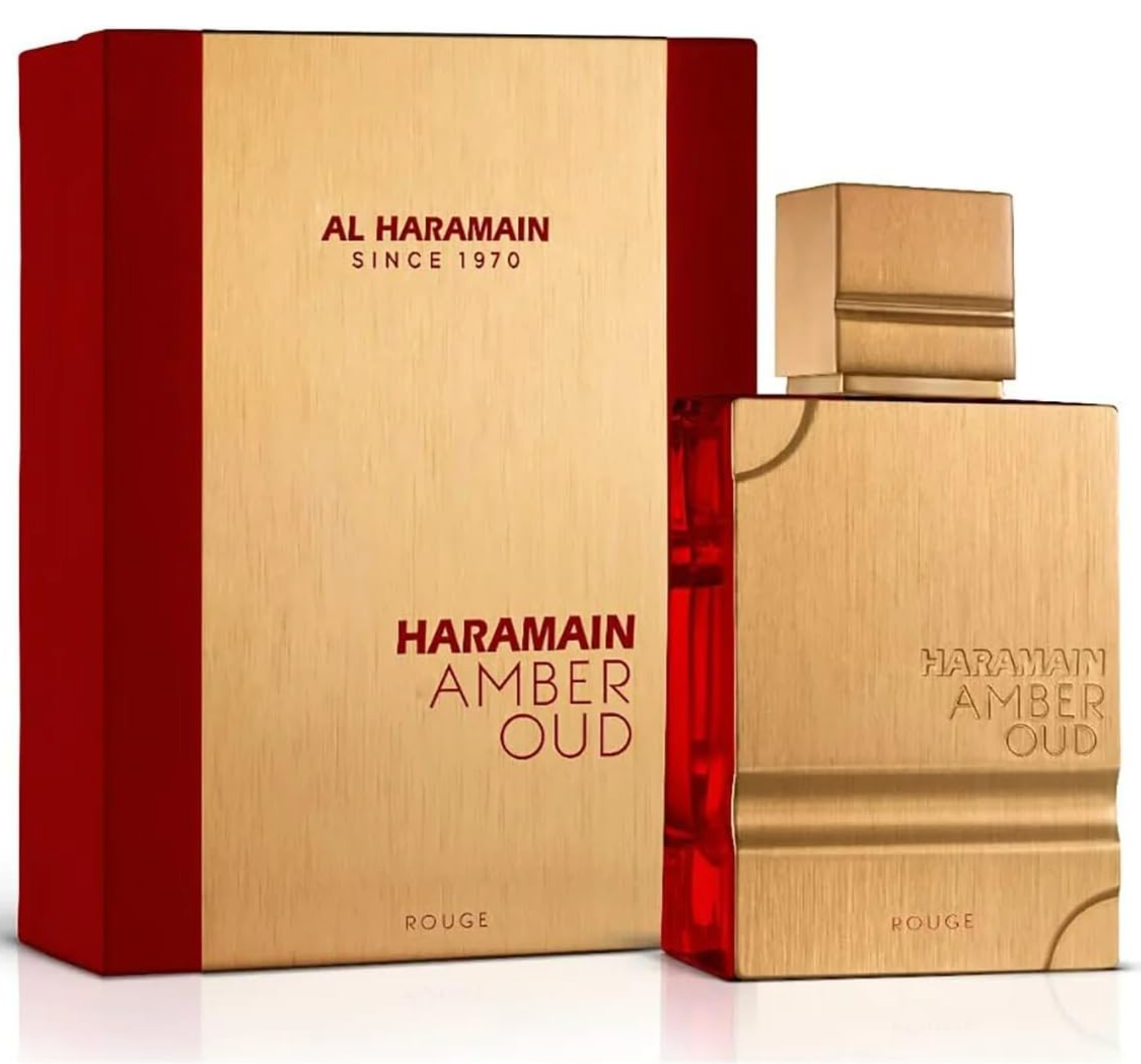 Al Haramain Amber Oud Rouge Eau de Parfum Spray for Women & Men - Luxury Arabian Perfume for Date Nights & Special Occasions