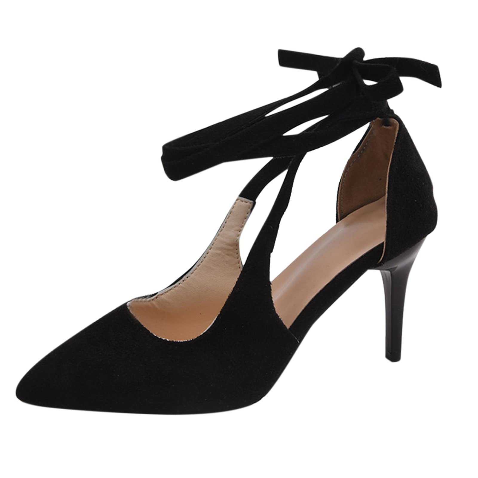 Stylish Women's Pointed Toe High Heel Sandals - Summer & Spring Fashion Lace-Up Casual Sandals for Women - Perfect for Parties, Weddings & Date Nights